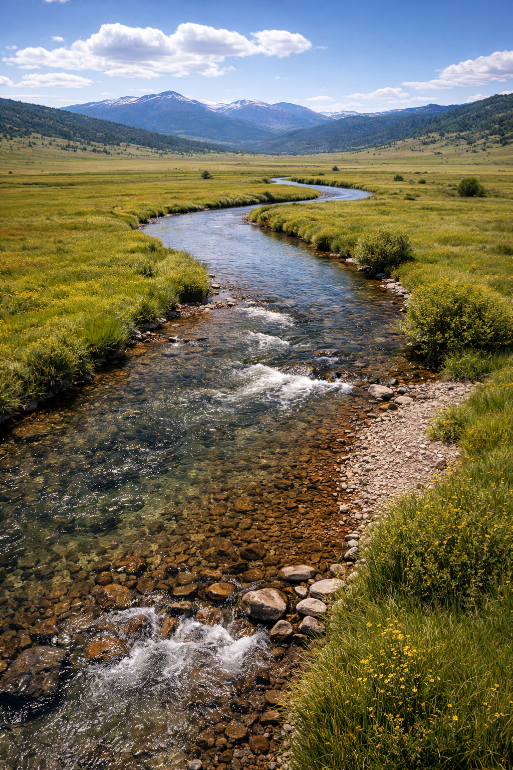 fly fishing the dream stream, south park colorado