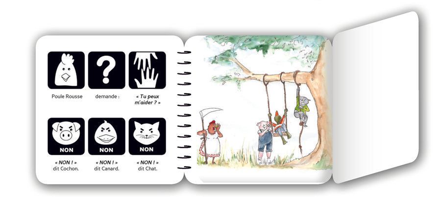 extrait de livre en pictogrammes