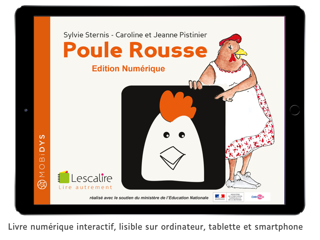 Lescalire, ressource numérique adaptée aux  besoins particuliers de lecture.