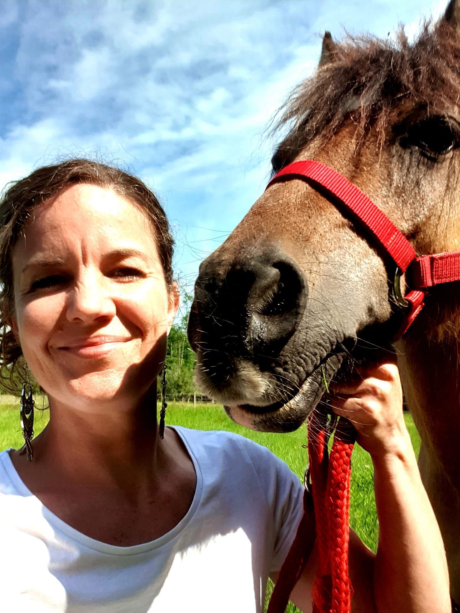 Céline Treuil, Equithérapeute, intervenante en médiation équine, éducatrice spécialisée, formatrice