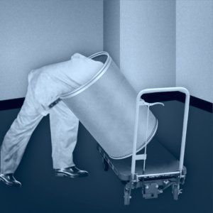 head first into a drum of potent chemicals requires extensive PPE