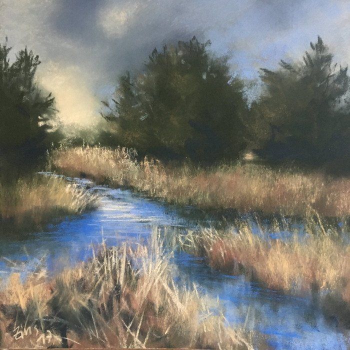 Crossing – Pastell, 2017 (30x30cm) Crossing – Pastell, 2017 (30x30cm)