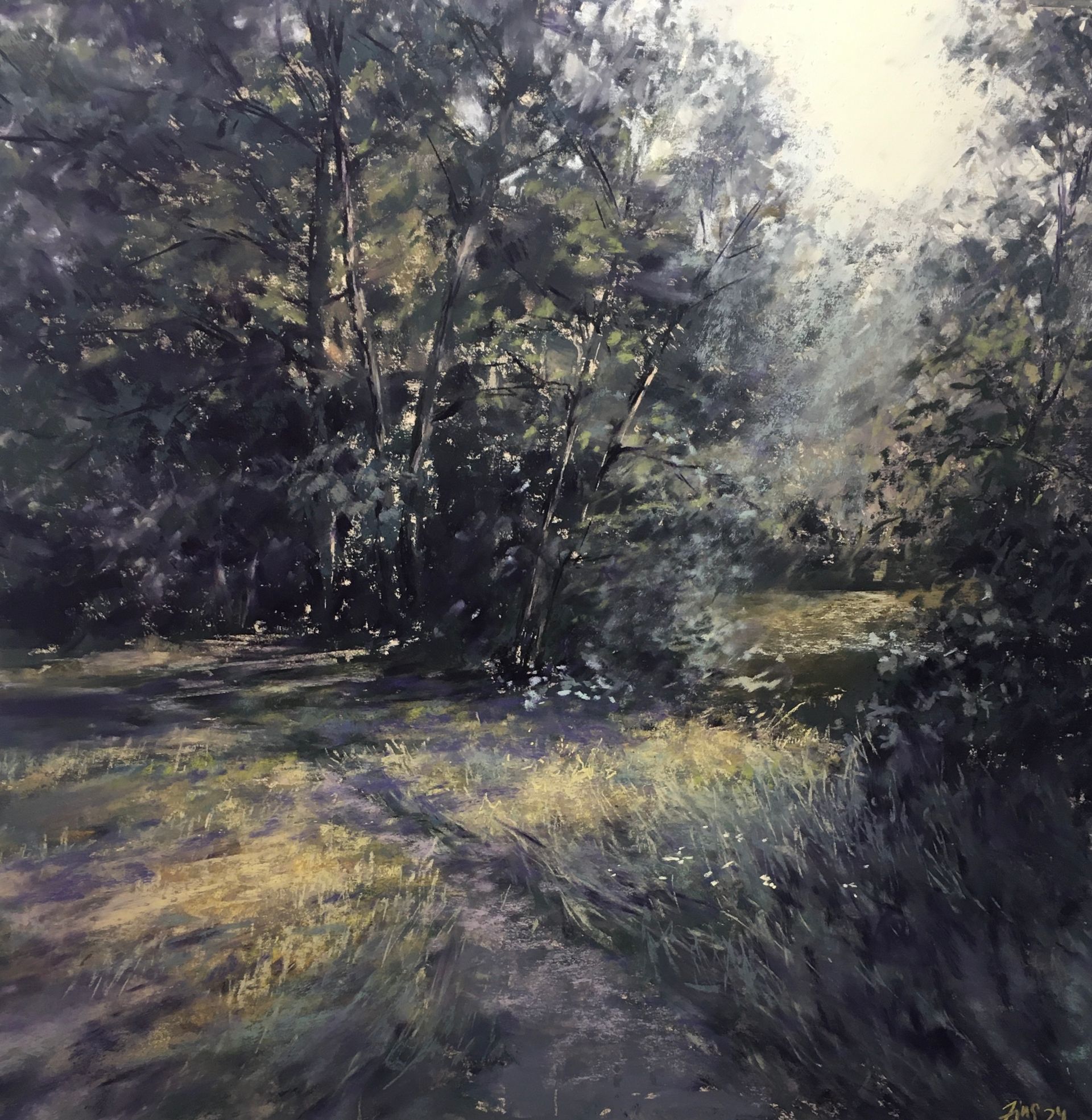 Take a walk on the wild side - Pastell, 50x50cm (2024)