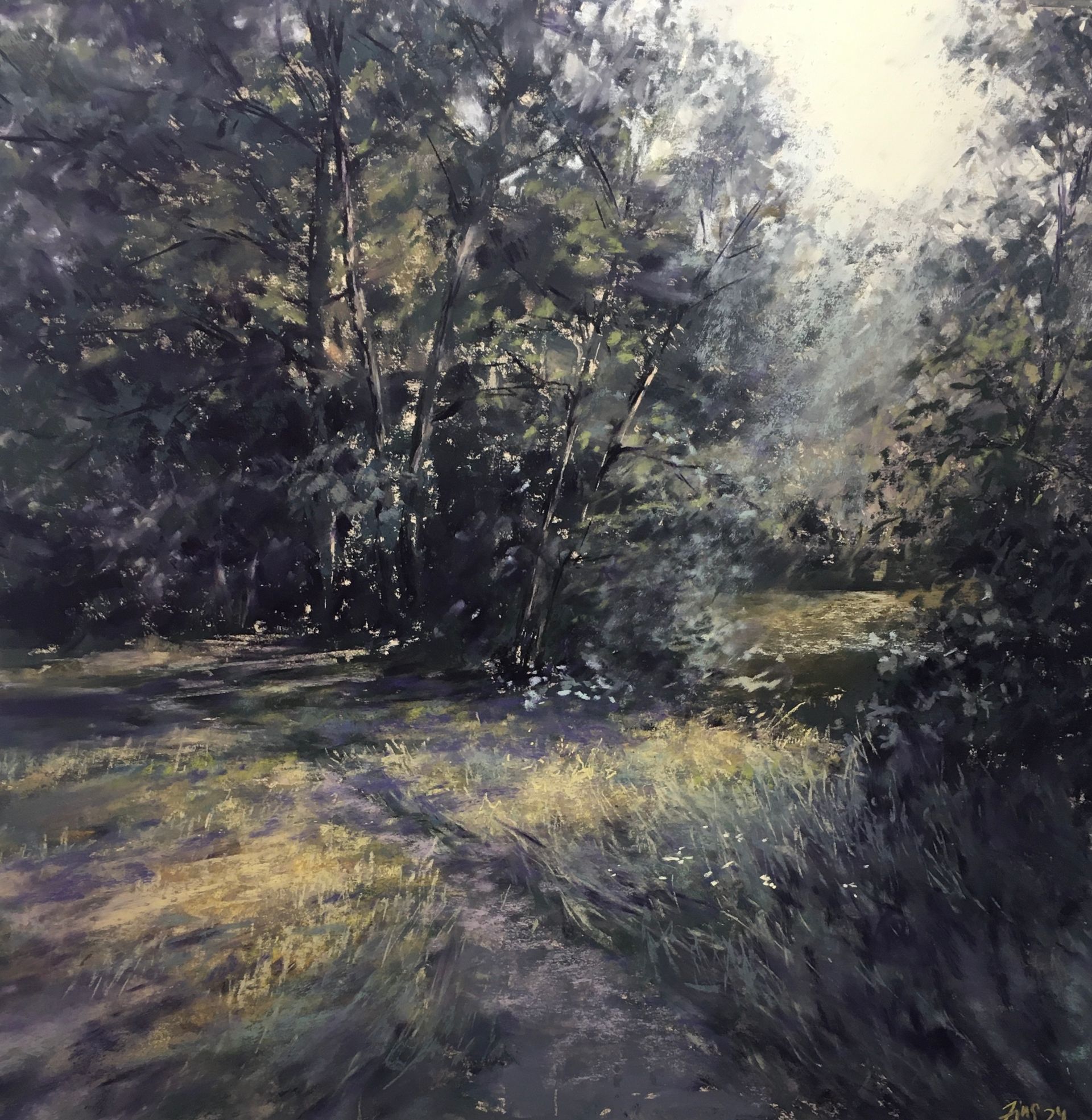 Take a walk on the wild side - Pastell, 50x50cm (2024) Take a walk on the wild side - Pastell, 50x50cm (2024)