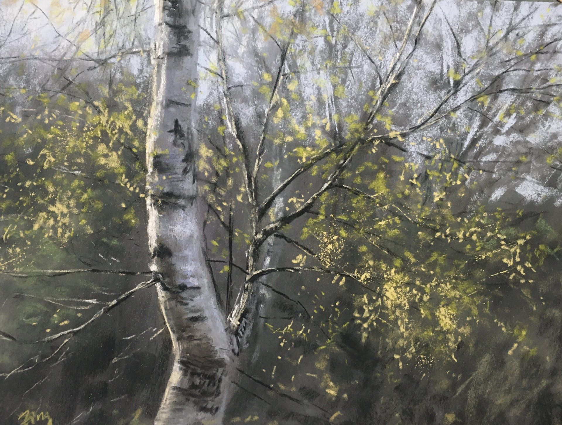 A new beginning - Pastell, 25x32cm (2021) A new beginning - Pastell, 25x32cm (2021)