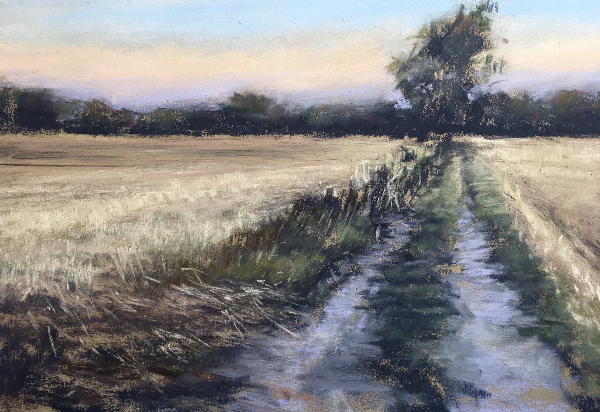 Durch die Felder - Pastell, 20x30cm (2021) Durch die Felder - Pastell, 20x30cm (2021)