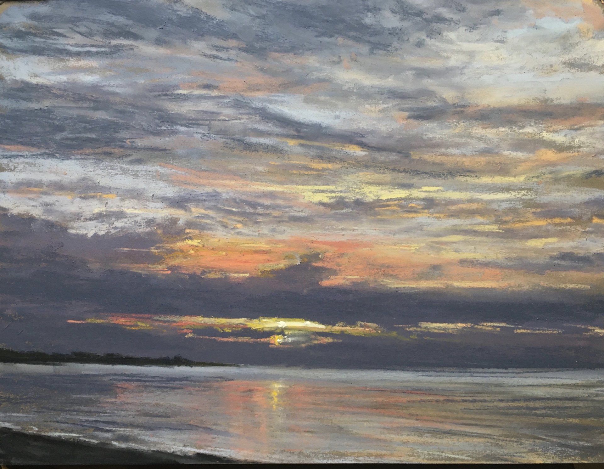 Abend am Darß - Pastell, 22x30cm (2020) Abend am Darß - Pastell, 22x30cm (2020)