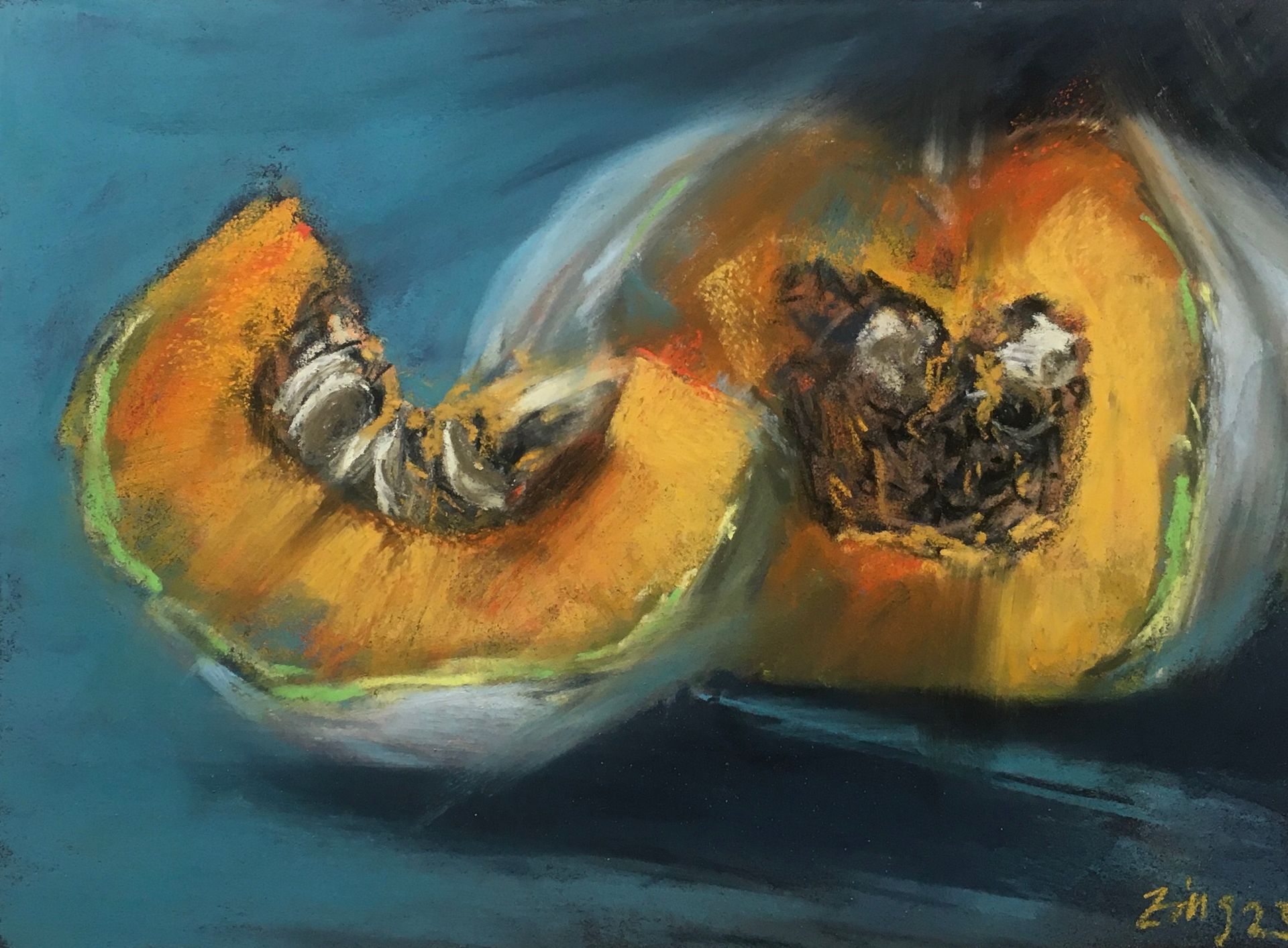 All hallow's eve - Pastell, 24x32cm (2023) All hallow's eve - Pastell, 24x32cm (2023)