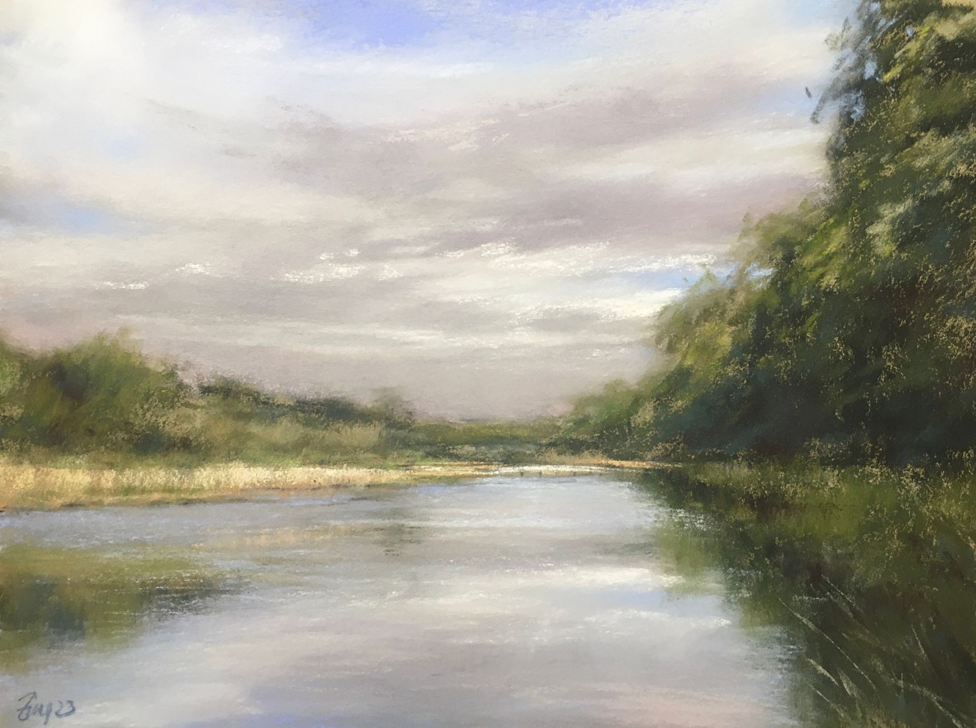 Am Prerow Strom - Pastell, 30x40cm (2023) Am Prerow Strom - Pastell, 30x40cm (2023)