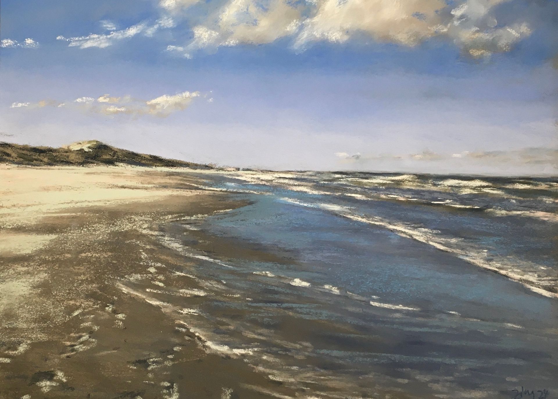 An der Wasserkante - Pastell, 30x40cm (2024) An der Wasserkante - Pastell, 30x40cm (2024)