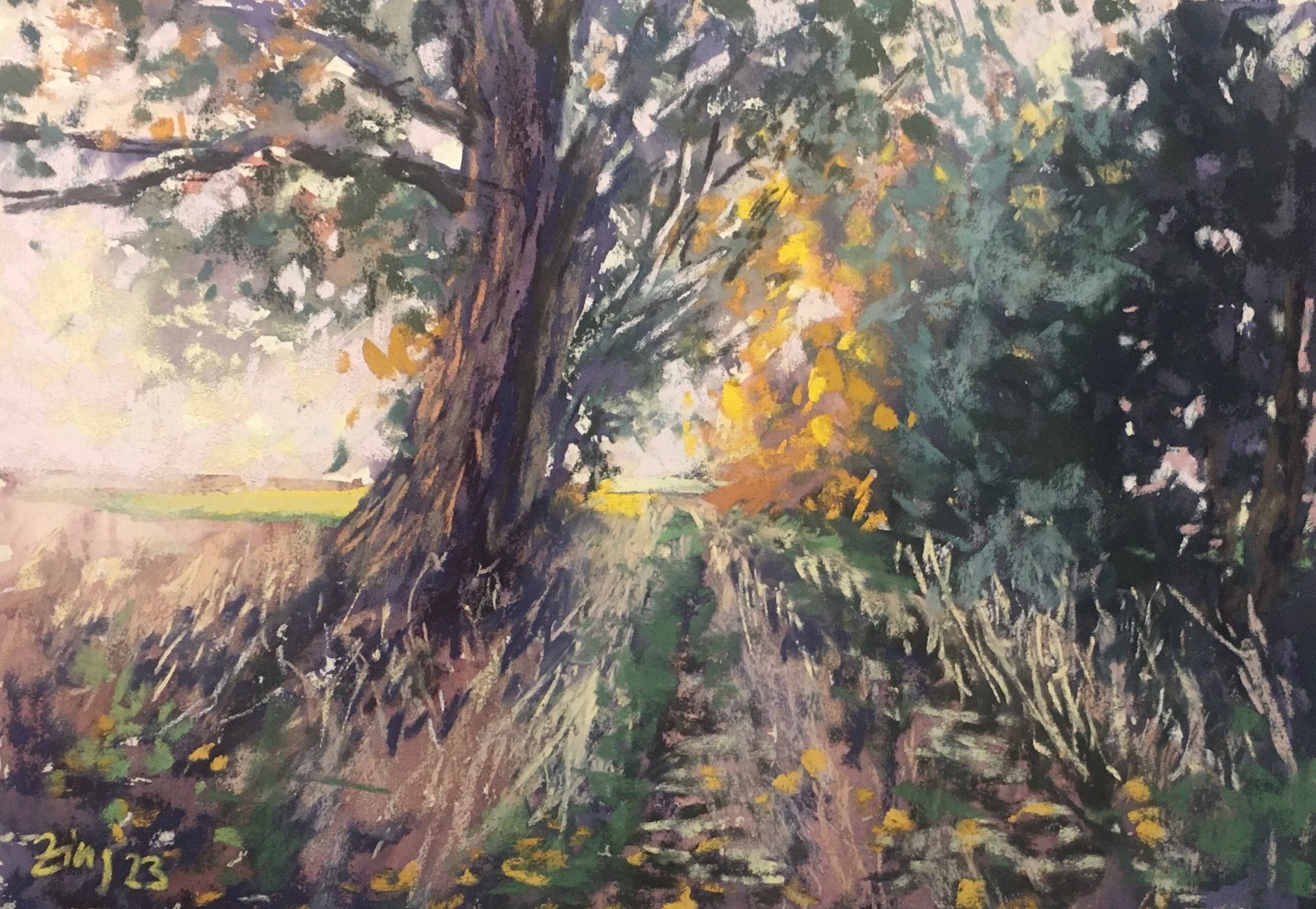 Autumn glow - Pastell, 20x30cm (2023) Autumn glow - Pastell, 20x30cm (2023)