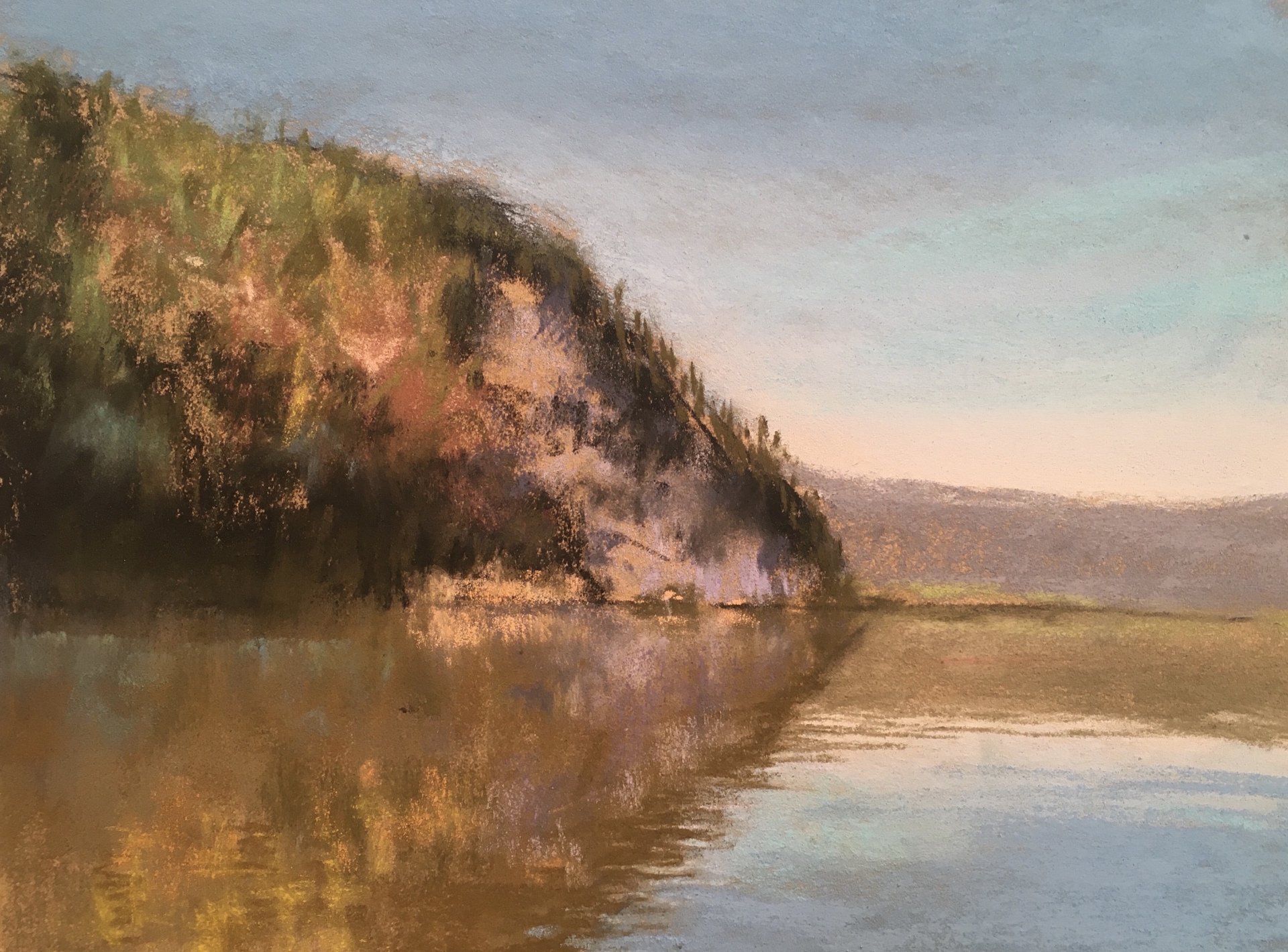 Bergsee - Pastell, 25x30cm (2021) Bergsee - Pastell, 25x30cm (2021)