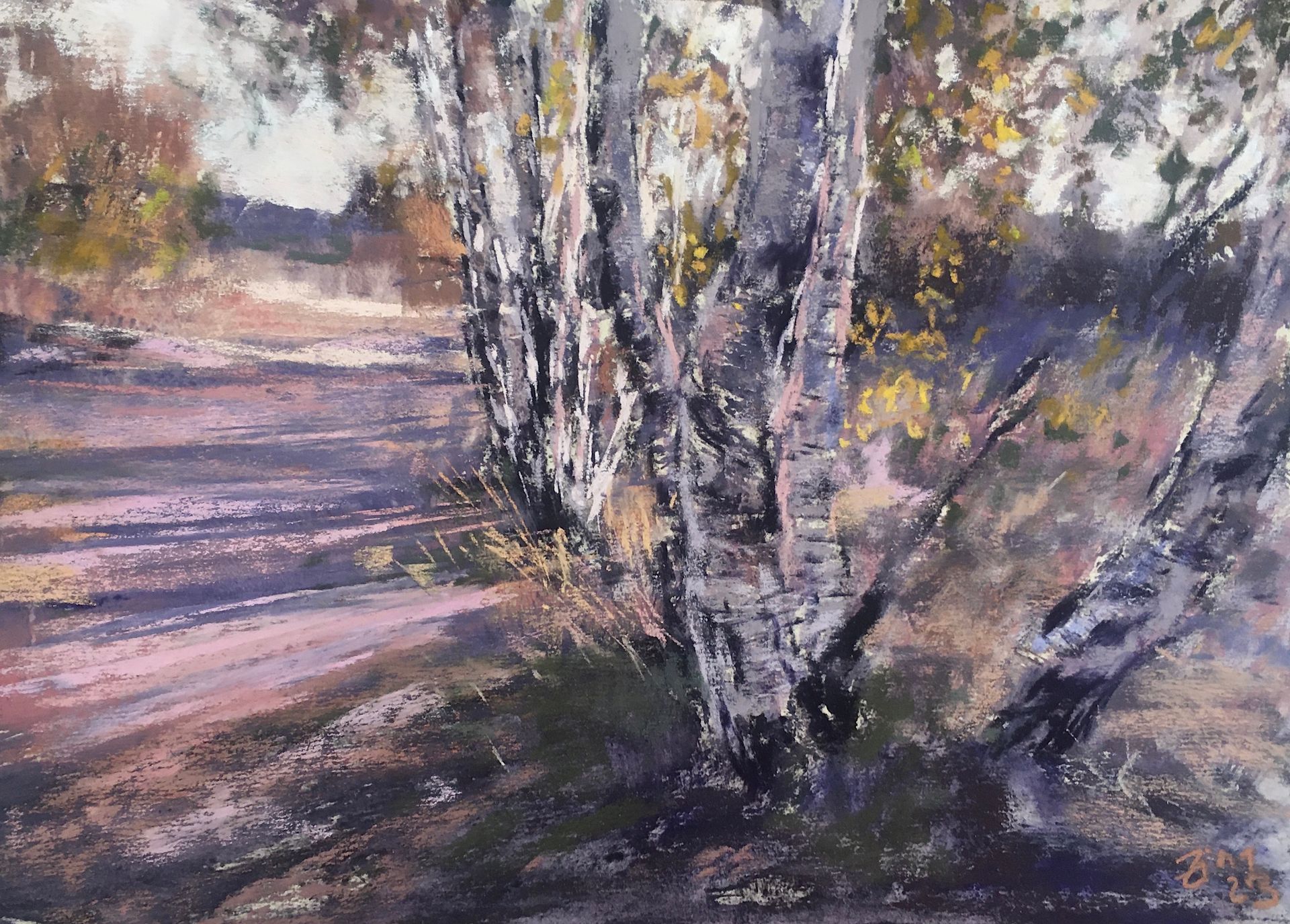 Rhapsodie in Pink - Pastell, 20x30cm (2023) Rhapsodie in Pink - Pastell, 20x30cm (2023)