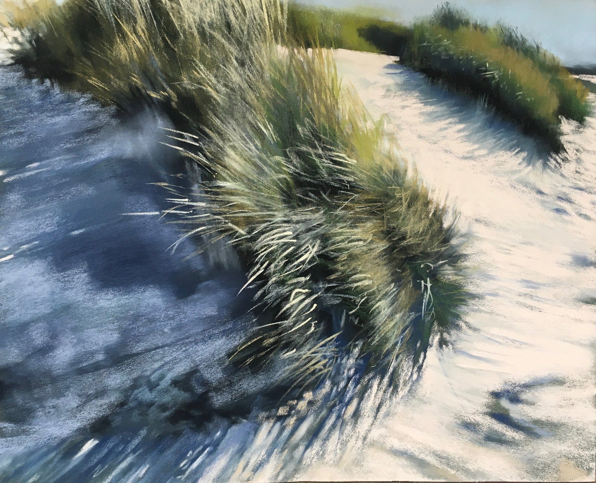 Dünen, Langeoog – Pastell, 2017 (40x50cm) Dünen, Langeoog – Pastell, 2017 (40x50cm)