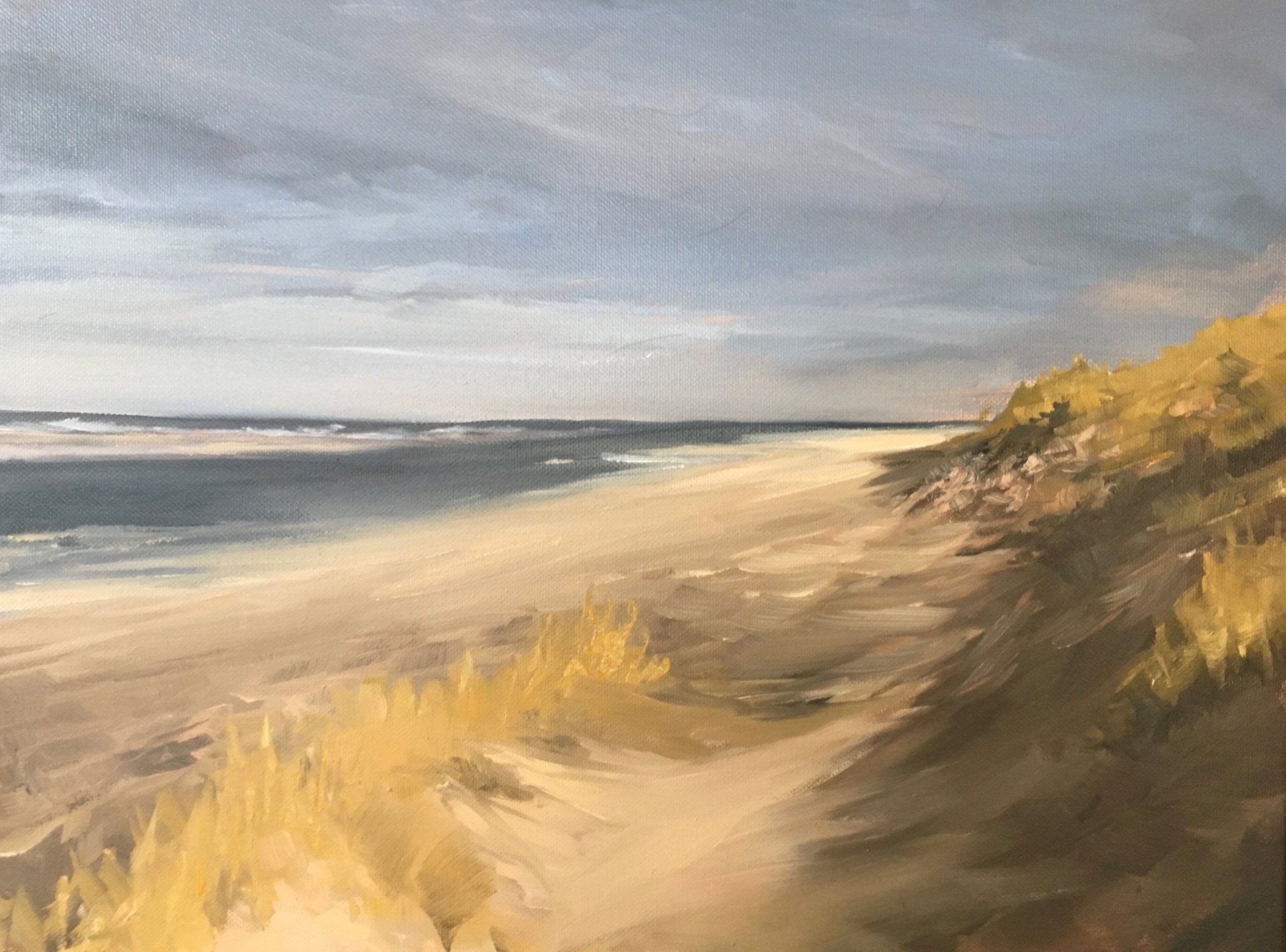 Dünenblick – Öl, 2017 (30x40cm) Dünenblick – Öl, 2017 (30x40cm)