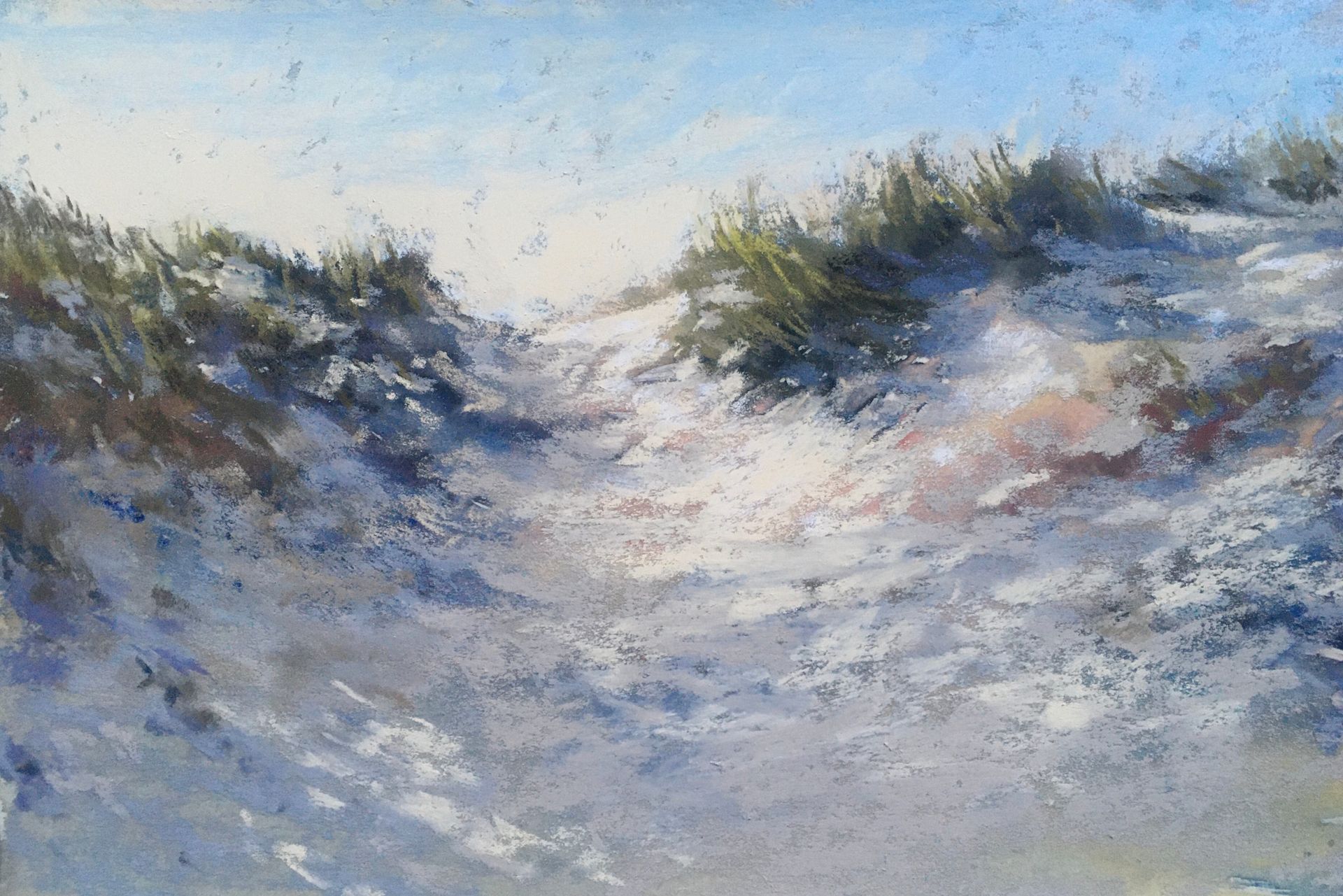 Dünenlicht - Pastell, 20x30cm (2023) Dünenlicht - Pastell, 20x30cm (2023)