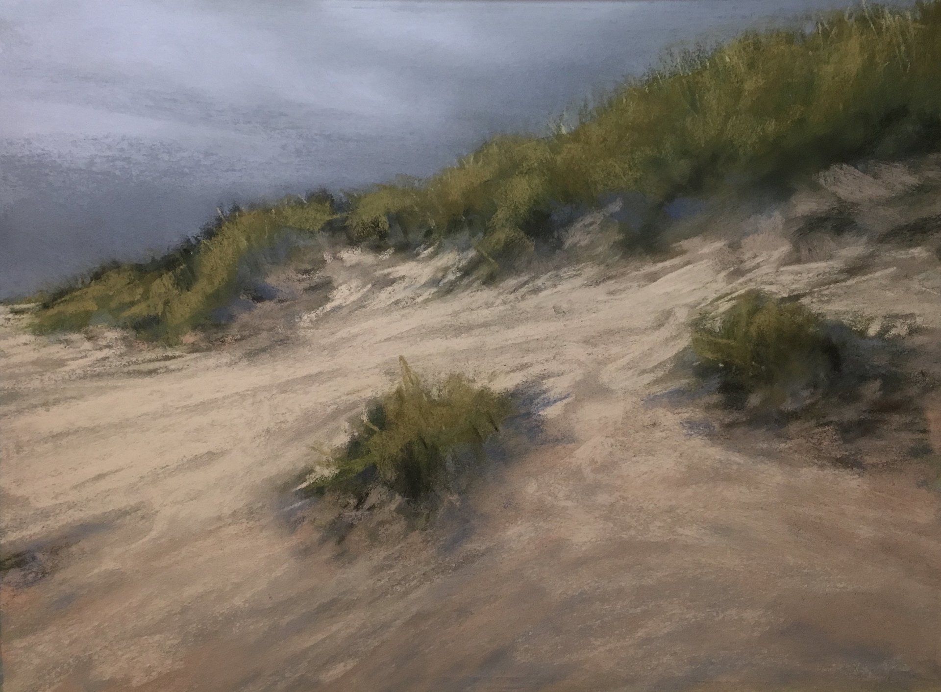Dune II - Pastell, 30x40cm (2019)
