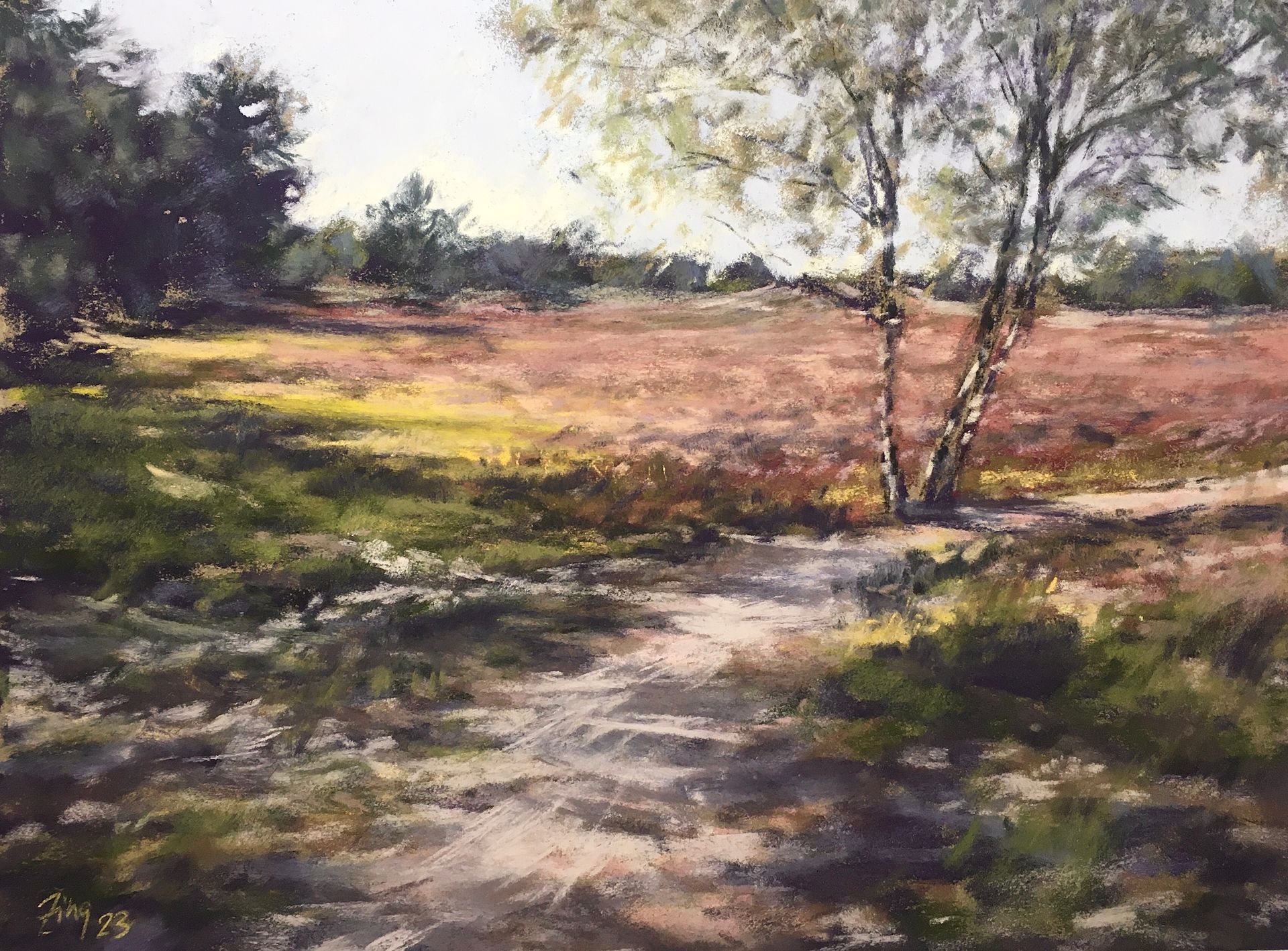 Durch die Heide - Pastell, 30x40cm (2023) Durch die Heide - Pastell, 30x40cm (2023)