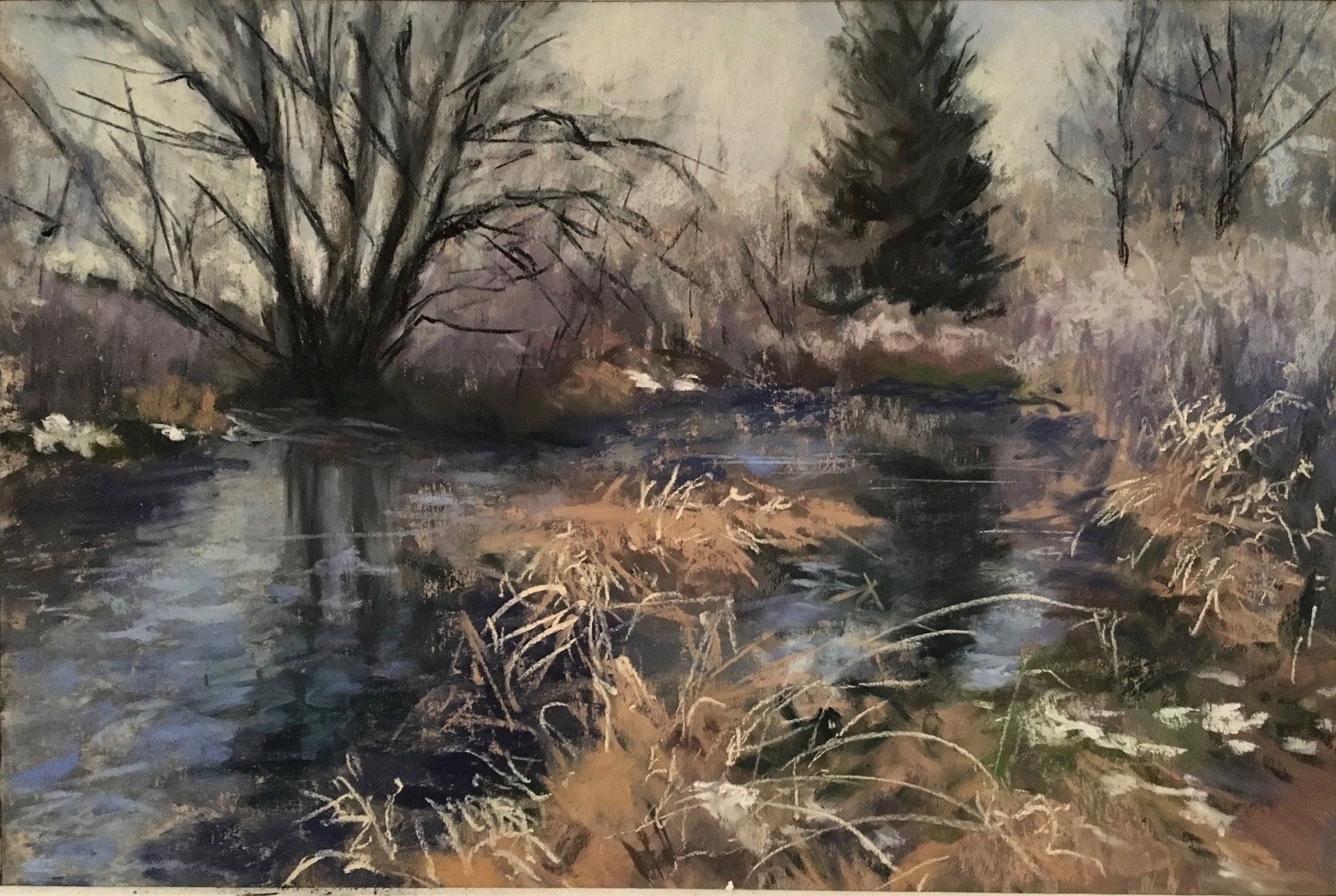 Ein Tag im Januar – Pastell, 2017 (20x30cm) Ein Tag im Januar – Pastell, 2017 (20x30cm)
