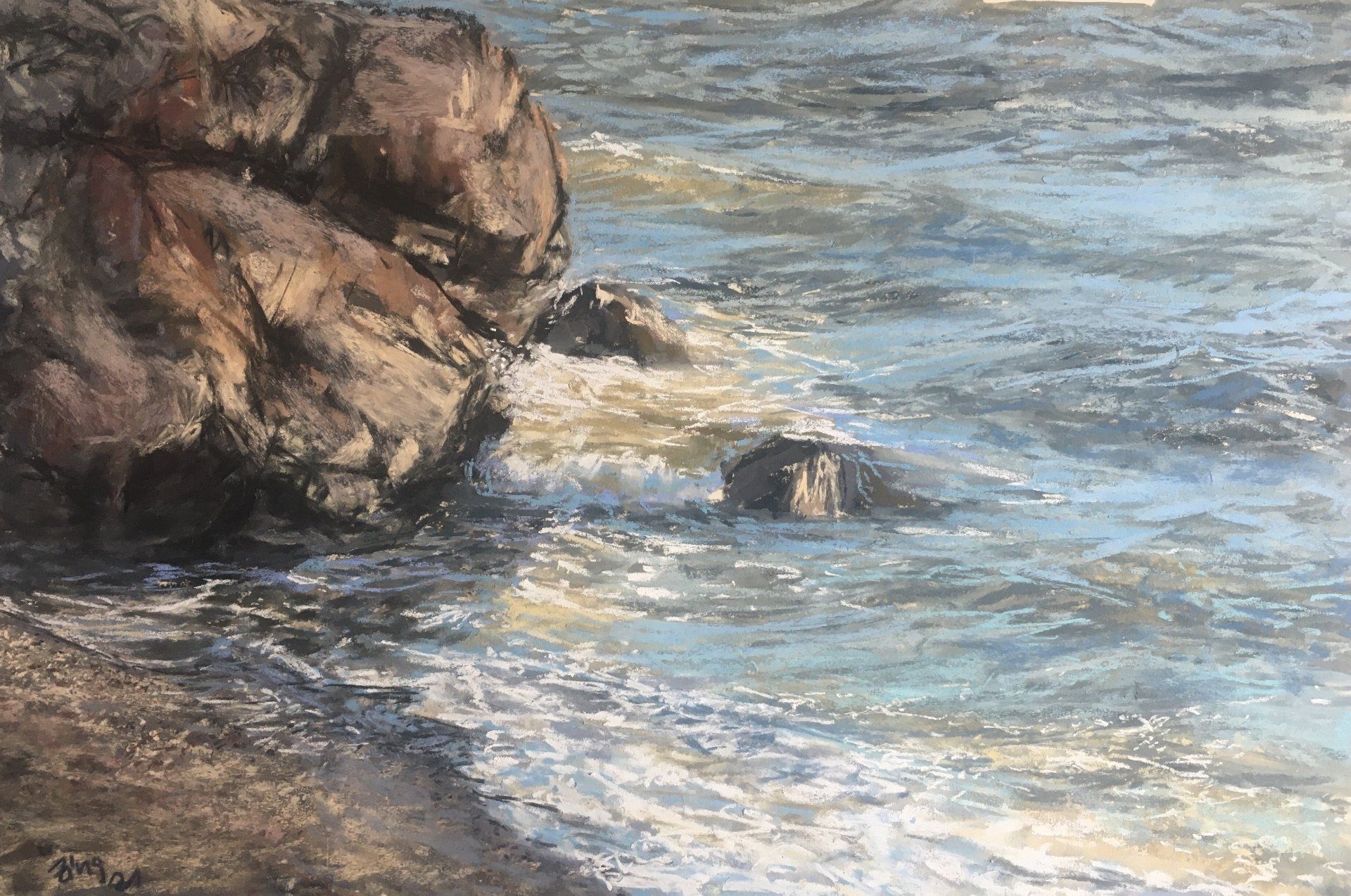 Elemente - Pastell, 30x45cm (2021) Elemente - Pastell, 30x45cm (2021)