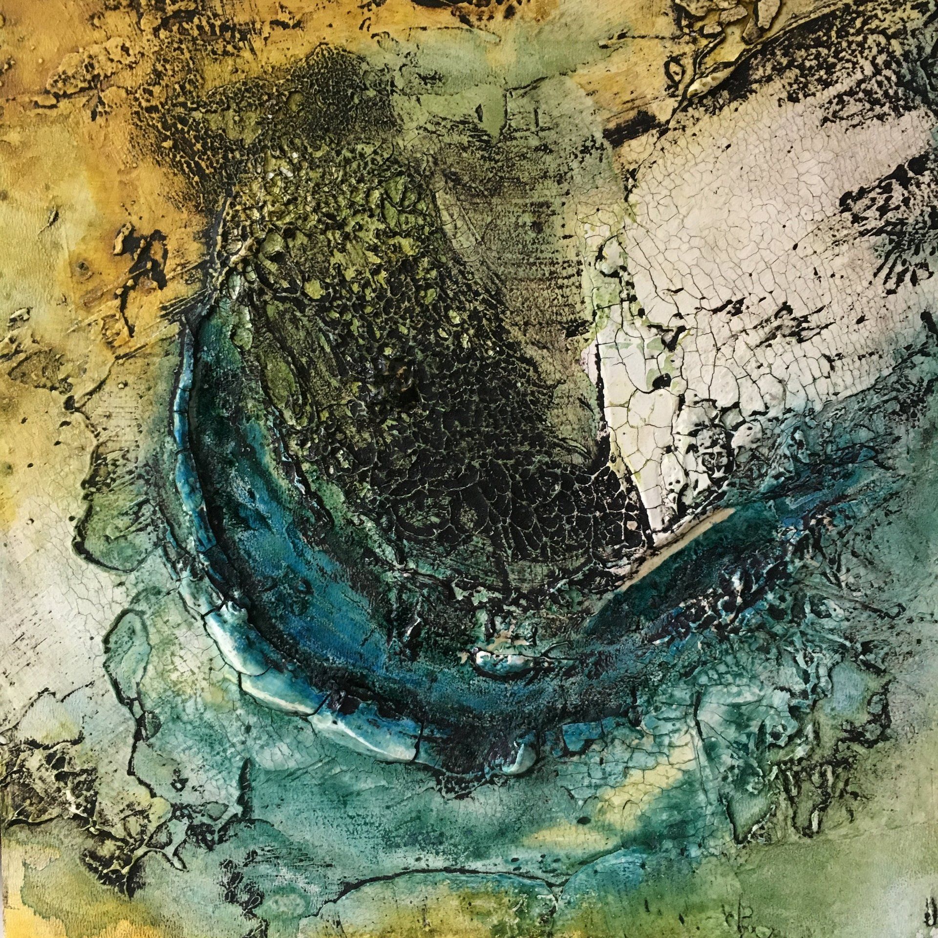 Faun I – Mischtechnik, 2017 (15x15cm) Faun I – Mischtechnik, 2017 (15x15cm)