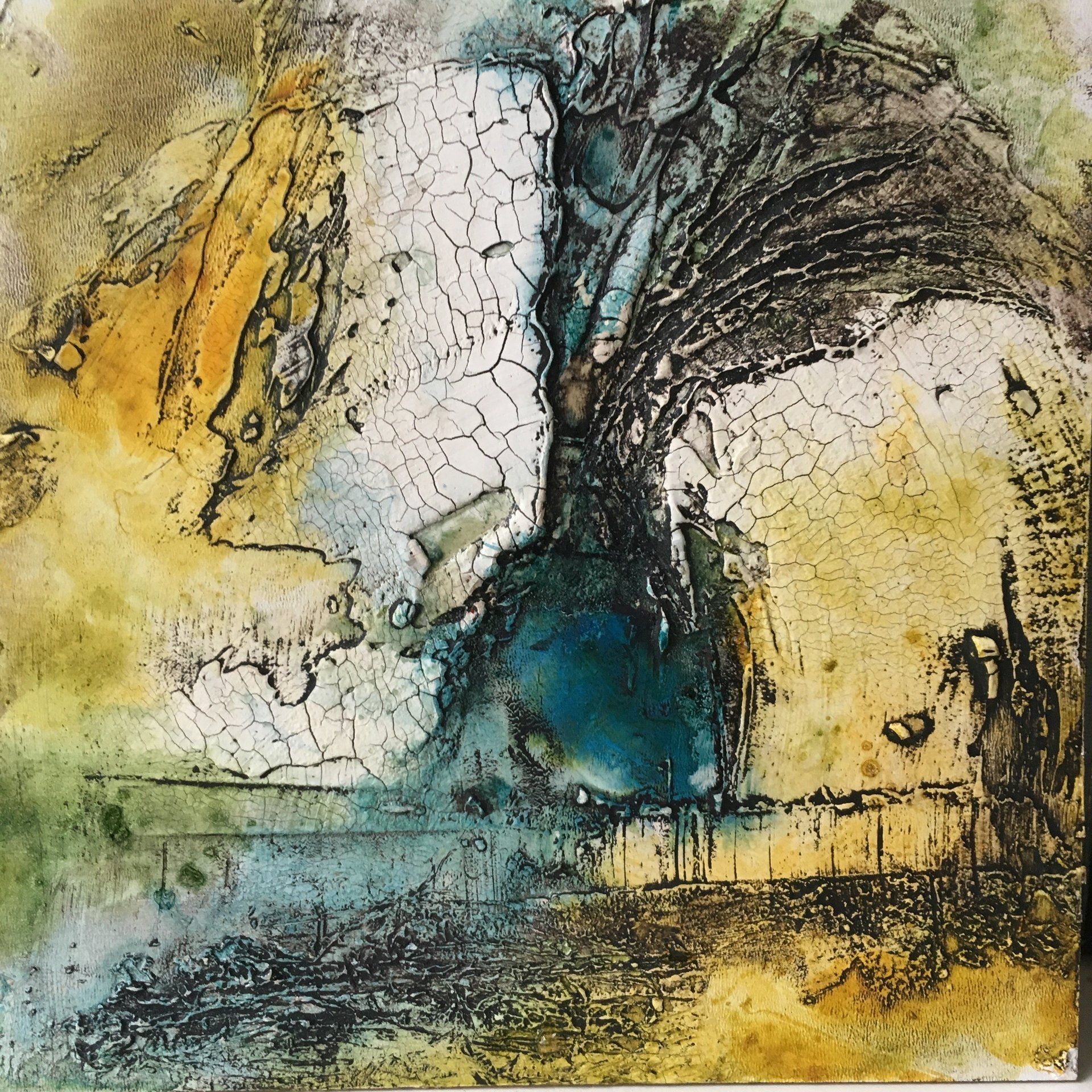 Faun II – Mischtechnik, 2017 (15x15cm) Faun II – Mischtechnik, 2017 (15x15cm)