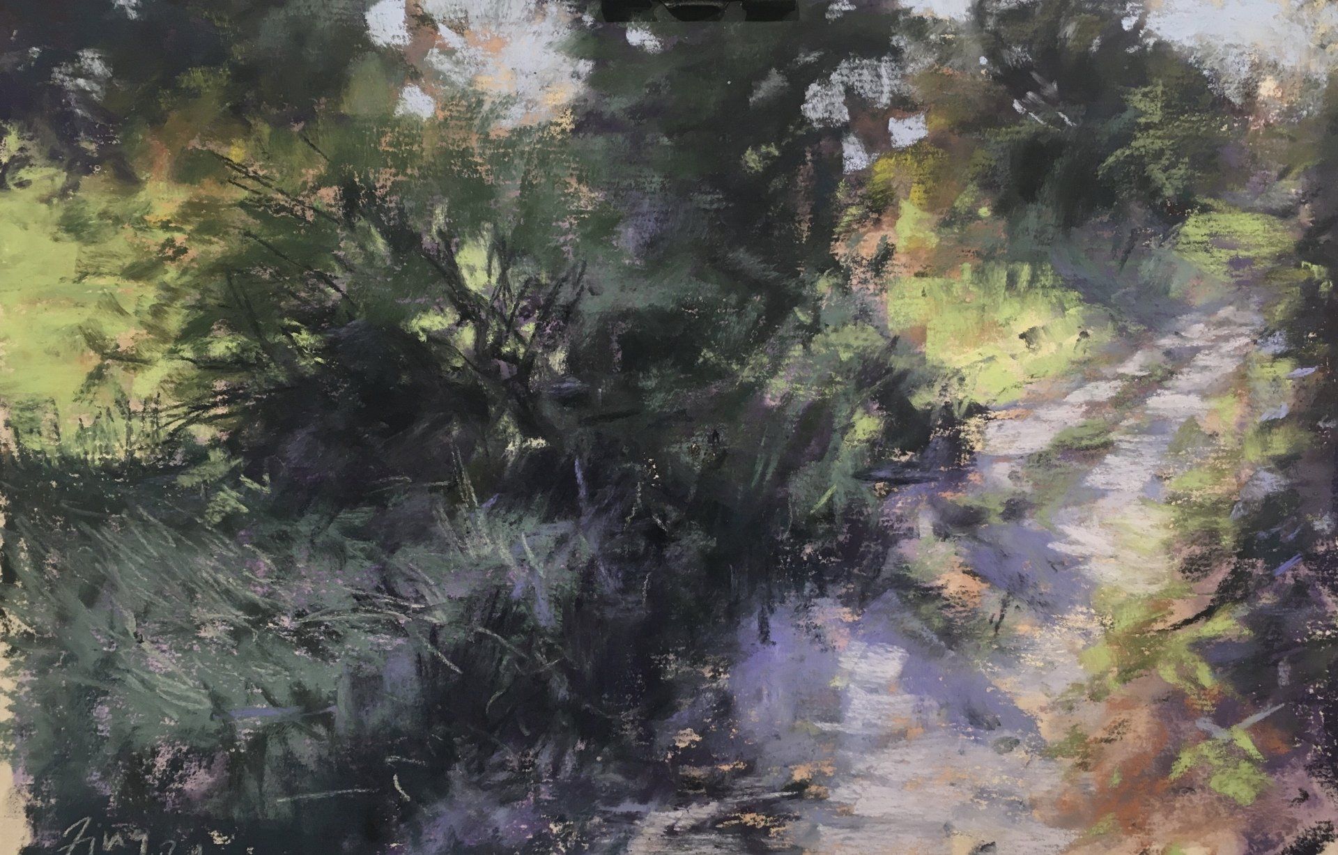 Gestrüpp - Pastell, 20x30cm (2021) Gestrüpp - Pastell, 20x30cm (2021)