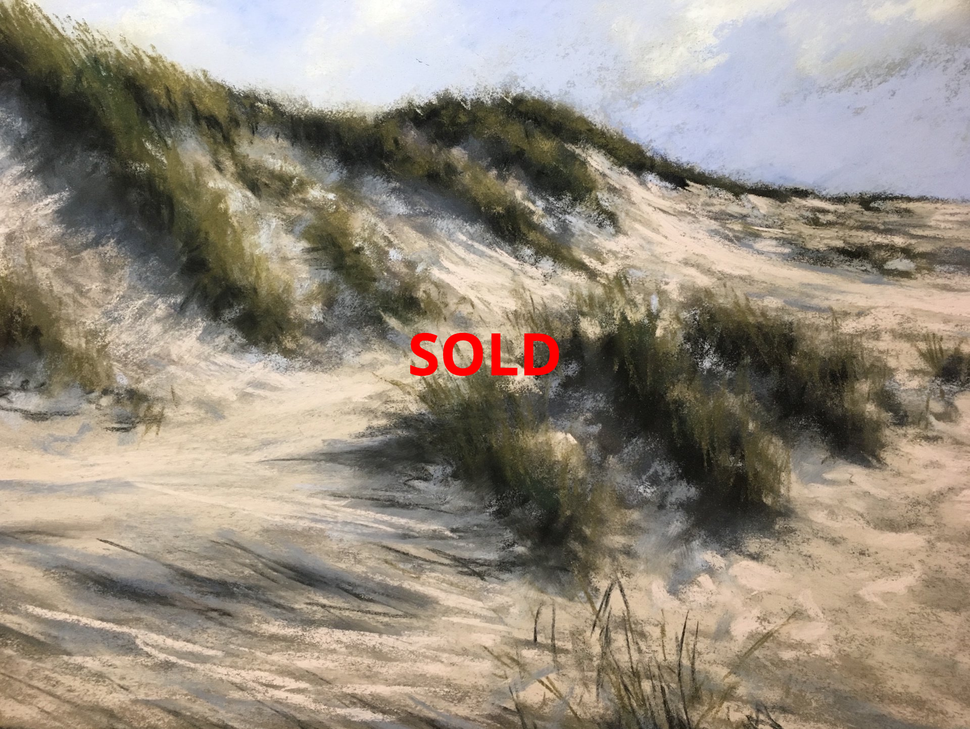 Graue Düne - Pastell, 30x40cm (2019) Graue Düne - Pastell, 30x40cm (2019)