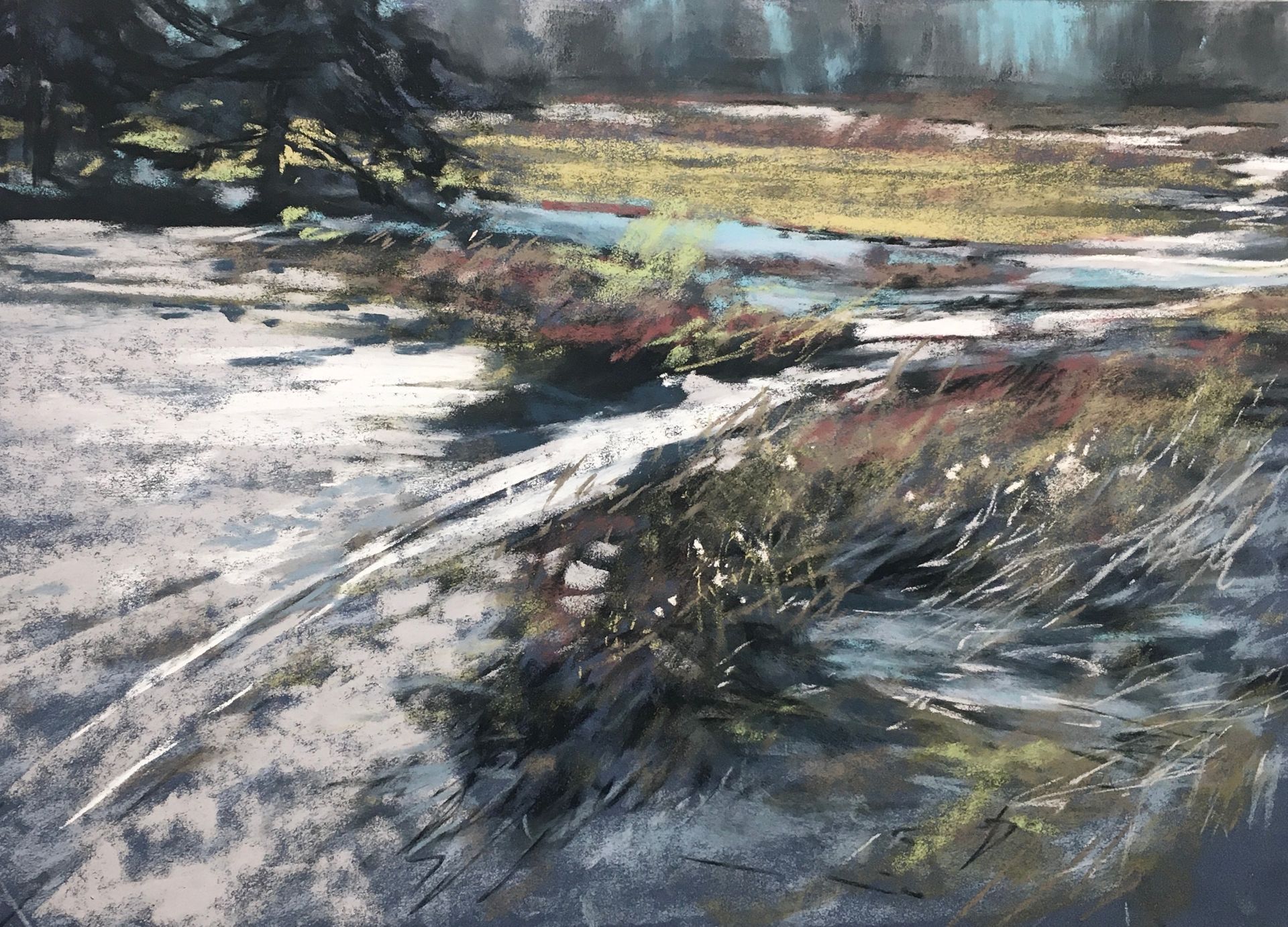 Südheide - Pastell, 25x35cm (2024) Südheide - Pastell, 25x35cm (2024)