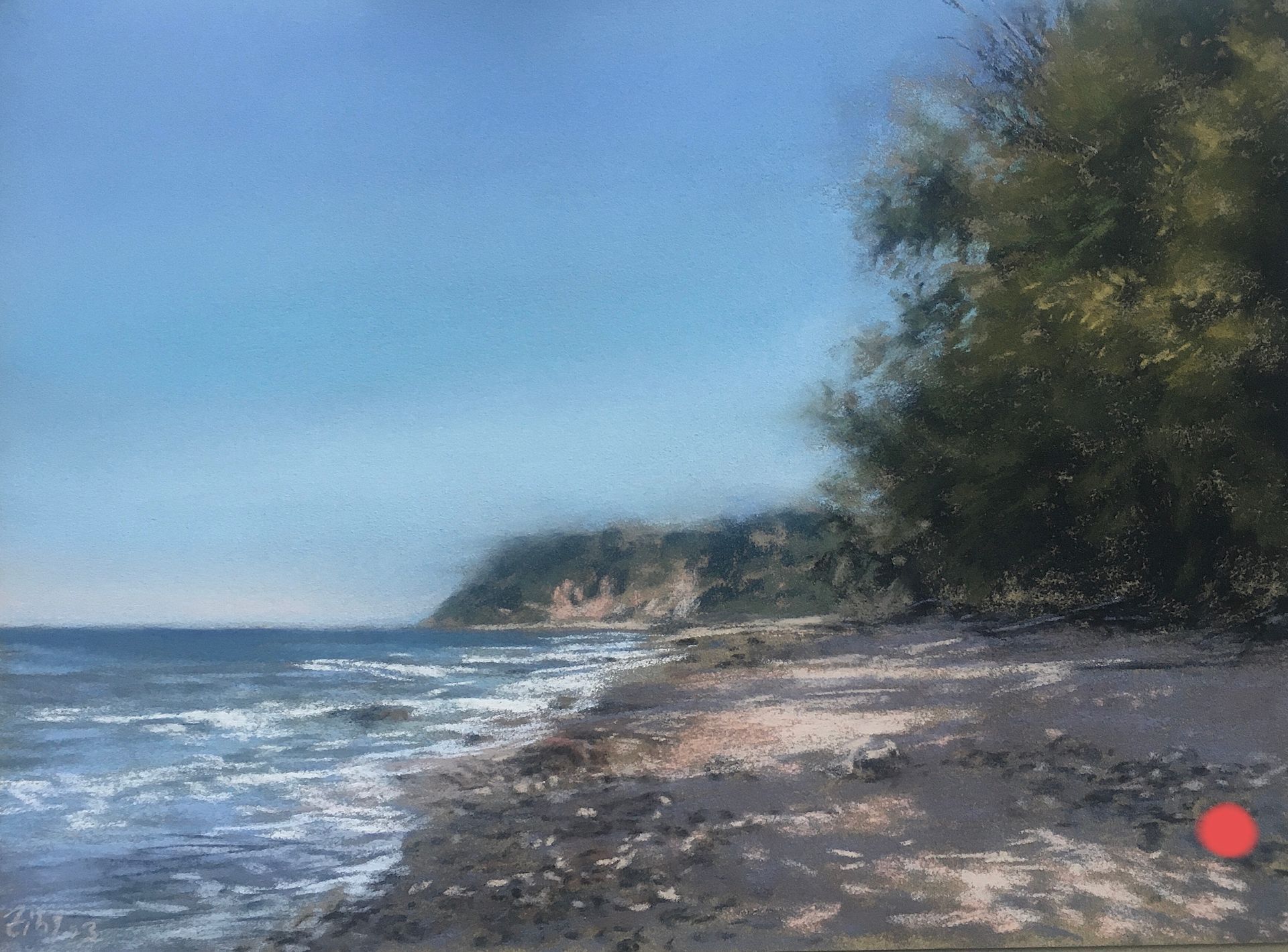 Am Hundestrand bei Göhren - Pastell, 30x40cm (2023) Am Hundestrand bei Göhren - Pastell, 30x40cm (2023)