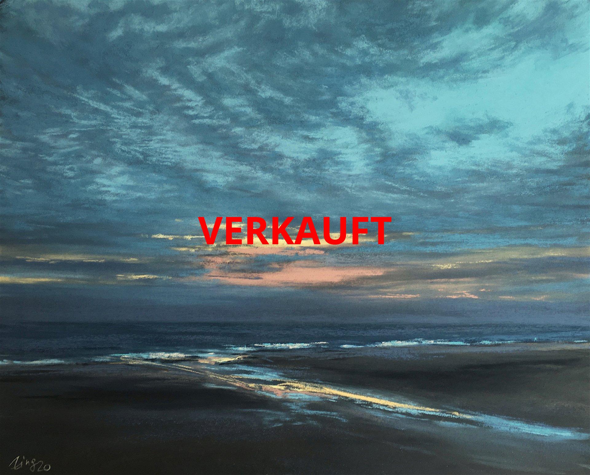 Alles Licht, das wir nicht sehen - Pastell, 40x50cm (2020) Alles Licht, das wir nicht sehen - Pastell, 40x50cm (2020)