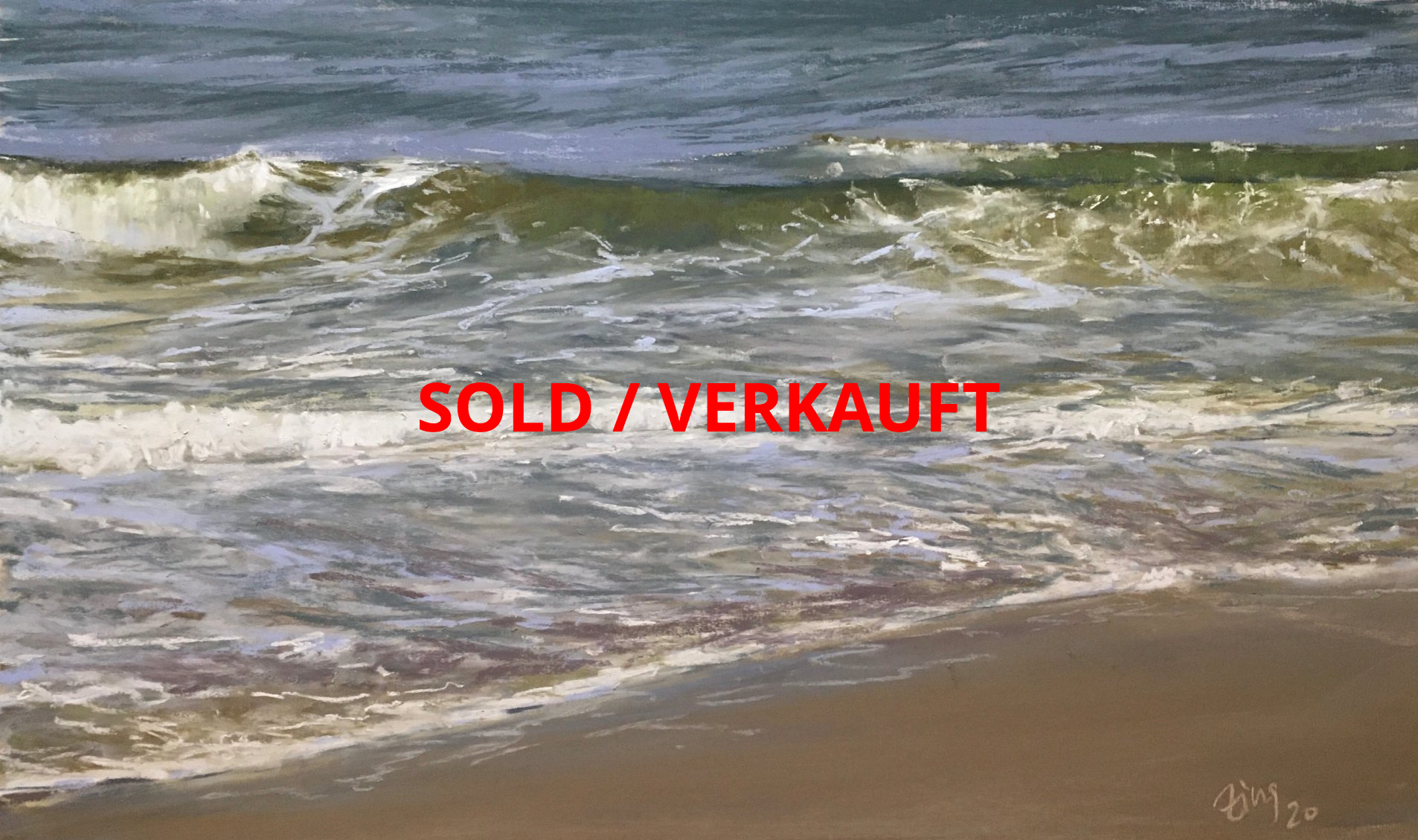 Fade from the spotlight - Pastell, 45x27cm (2020) Fade from the spotlight - Pastell, 45x27cm (2020)