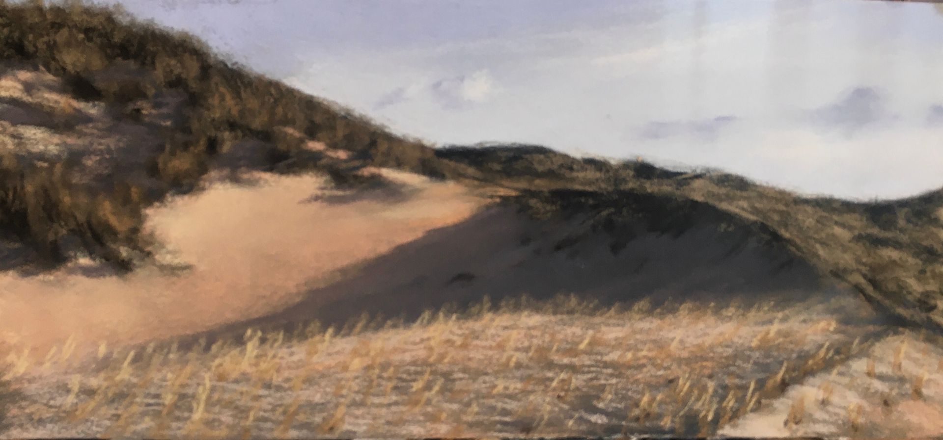 Dünenschatten - Pastell, 20x40cm (2024) Dünenschatten - Pastell, 20x40cm (2024)