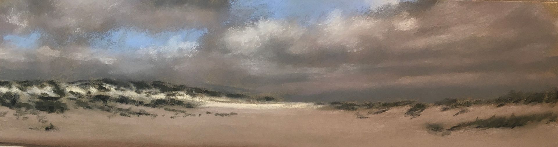 Auf Spiekeroog - Pastell, 10x40cm (2024) Auf Spiekeroog - Pastell, 10x40cm (2024)