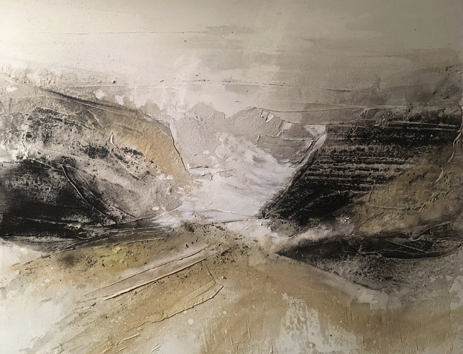 A Glance at Vatnajökull – Mischtechnik, 2017 (70x90cm) A Glance at Vatnajökull – Mischtechnik, 2017 (70x90cm)