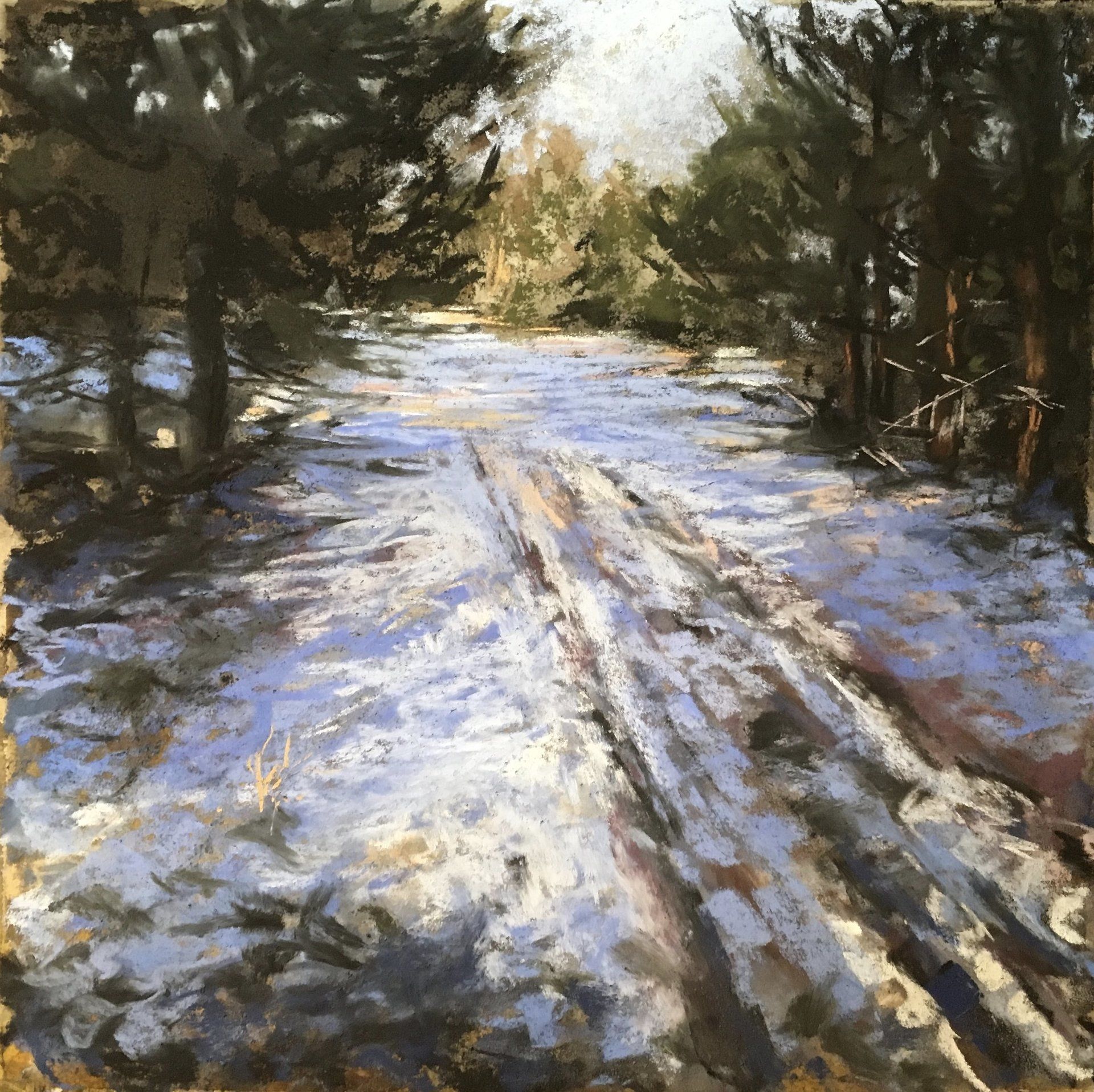 Colours of Snow - Pastell, 2018 (30x30cm) Colours of Snow - Pastell, 2018 (30x30cm)