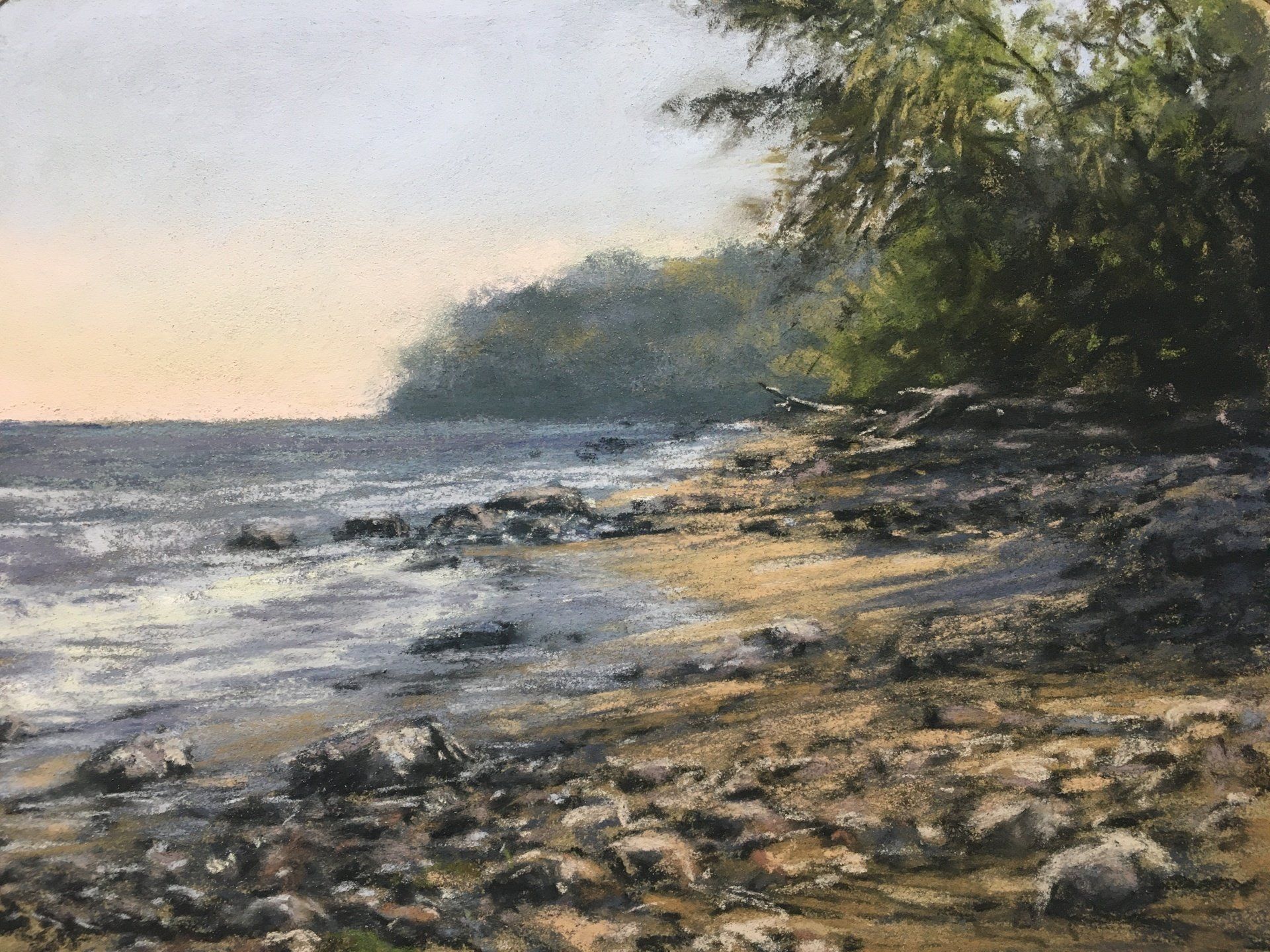 Young as the morning, old as the sea  - Pastell, 21x28cm (2020)