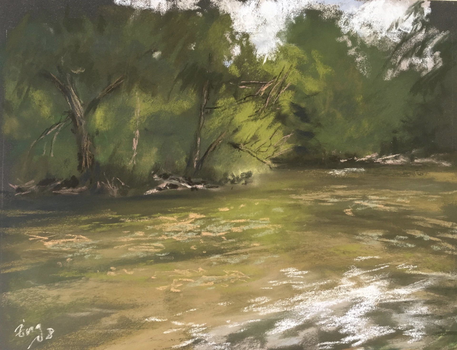 Kontemplativ - Pastell, 20x30cm (2018) Kontemplativ - Pastell, 20x30cm (2018)