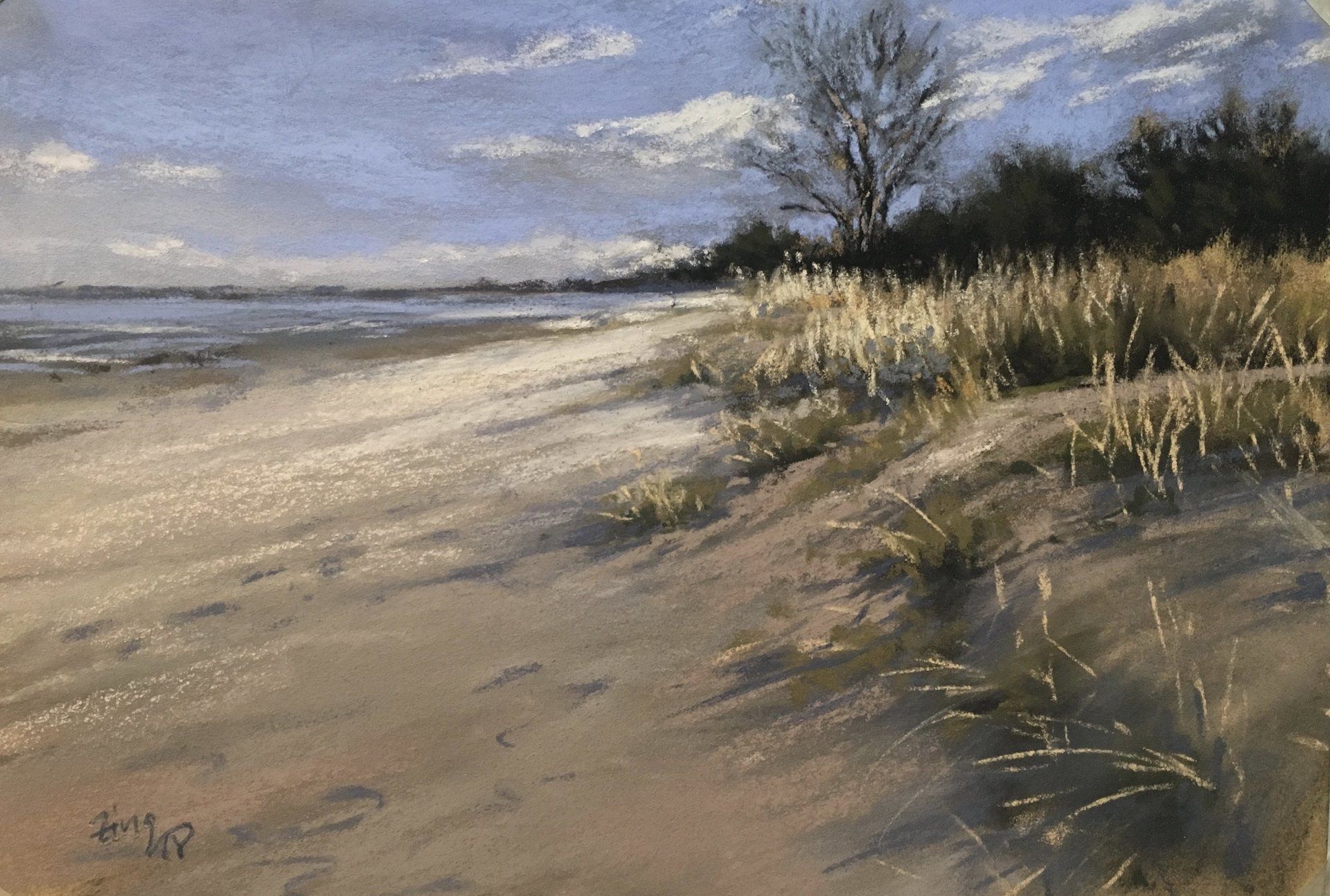 Usedom, nachmittags - Pastell, 20x30cm (2018) Usedom, nachmittags - Pastell, 20x30cm (2018)