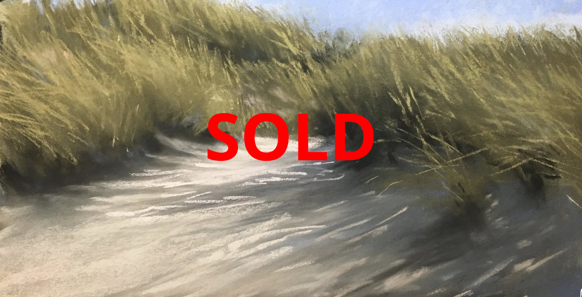 Dune shadows - Pastell, 38x20cm (2018) Dune shadows - Pastell, 38x20cm (2018)