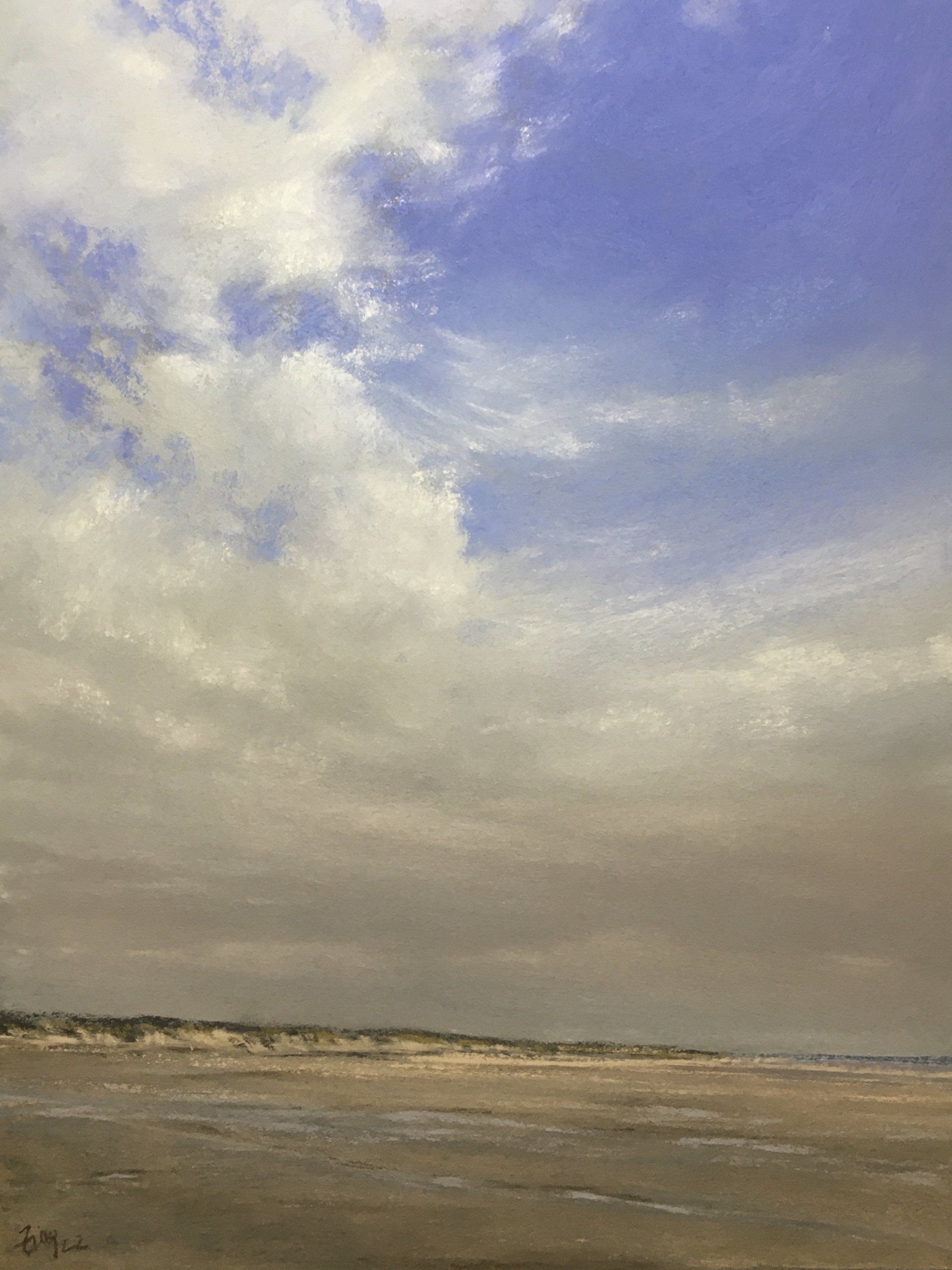 Just a beautiful sky - Pastell, 40x30cm (2022) Just a beautiful sky - Pastell, 40x30cm (2022)