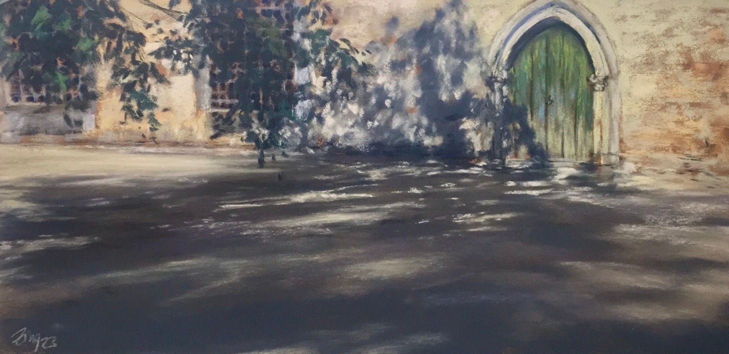 It's all about the shadows - Pastell, 25x50cm (2023) It's all about the shadows - Pastell, 25x50cm (2023)