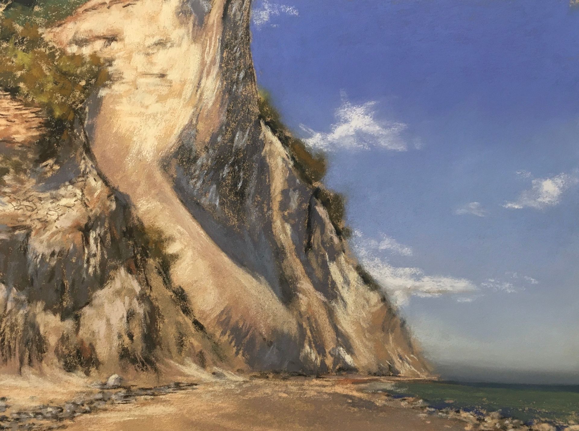 Kreidefelsen - Pastell, 30x40cm (2023) Kreidefelsen - Pastell, 30x40cm (2023)