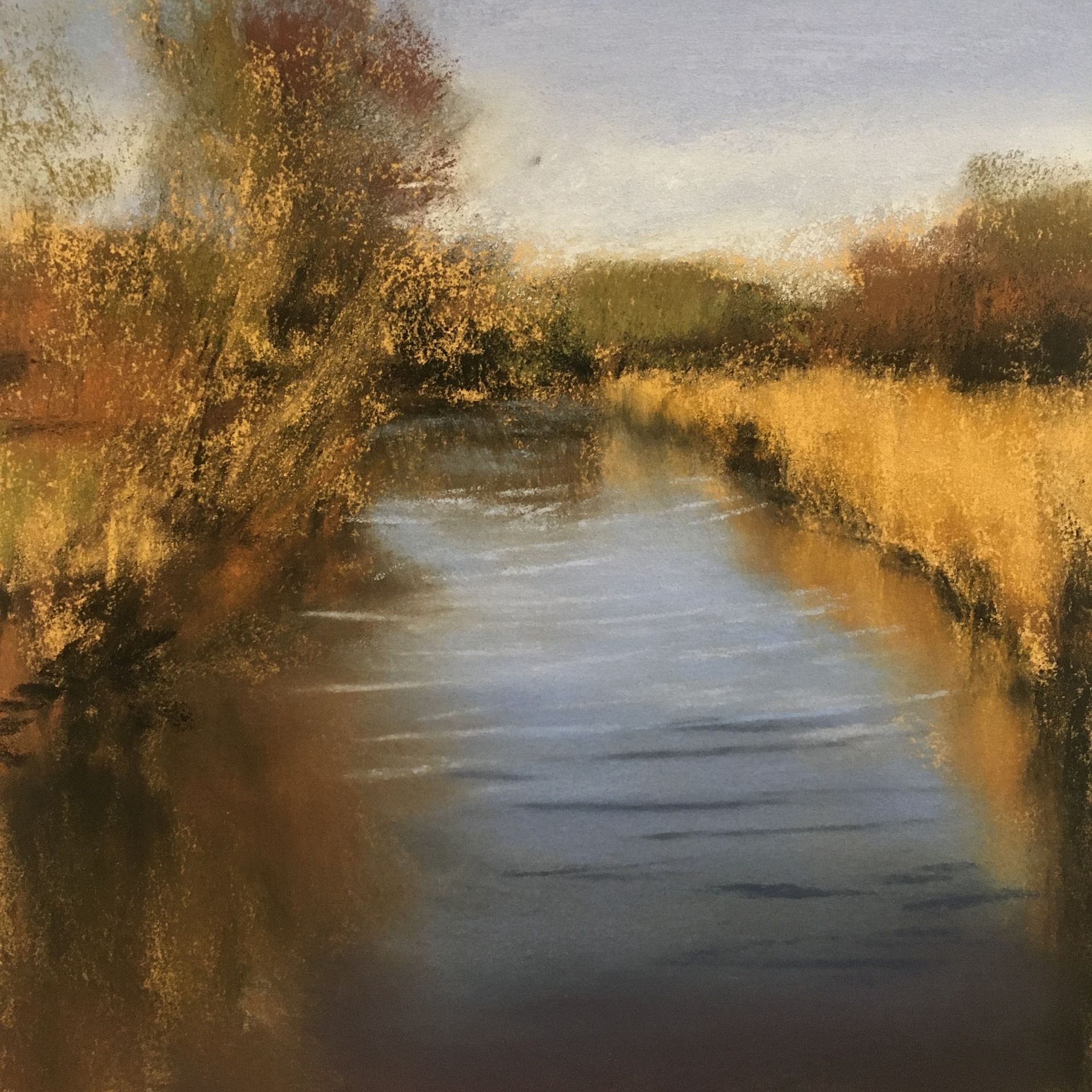 Vor dem Frühling - Pastell, 20x20cm (2024) Vor dem Frühling - Pastell, 20x20cm (2024)