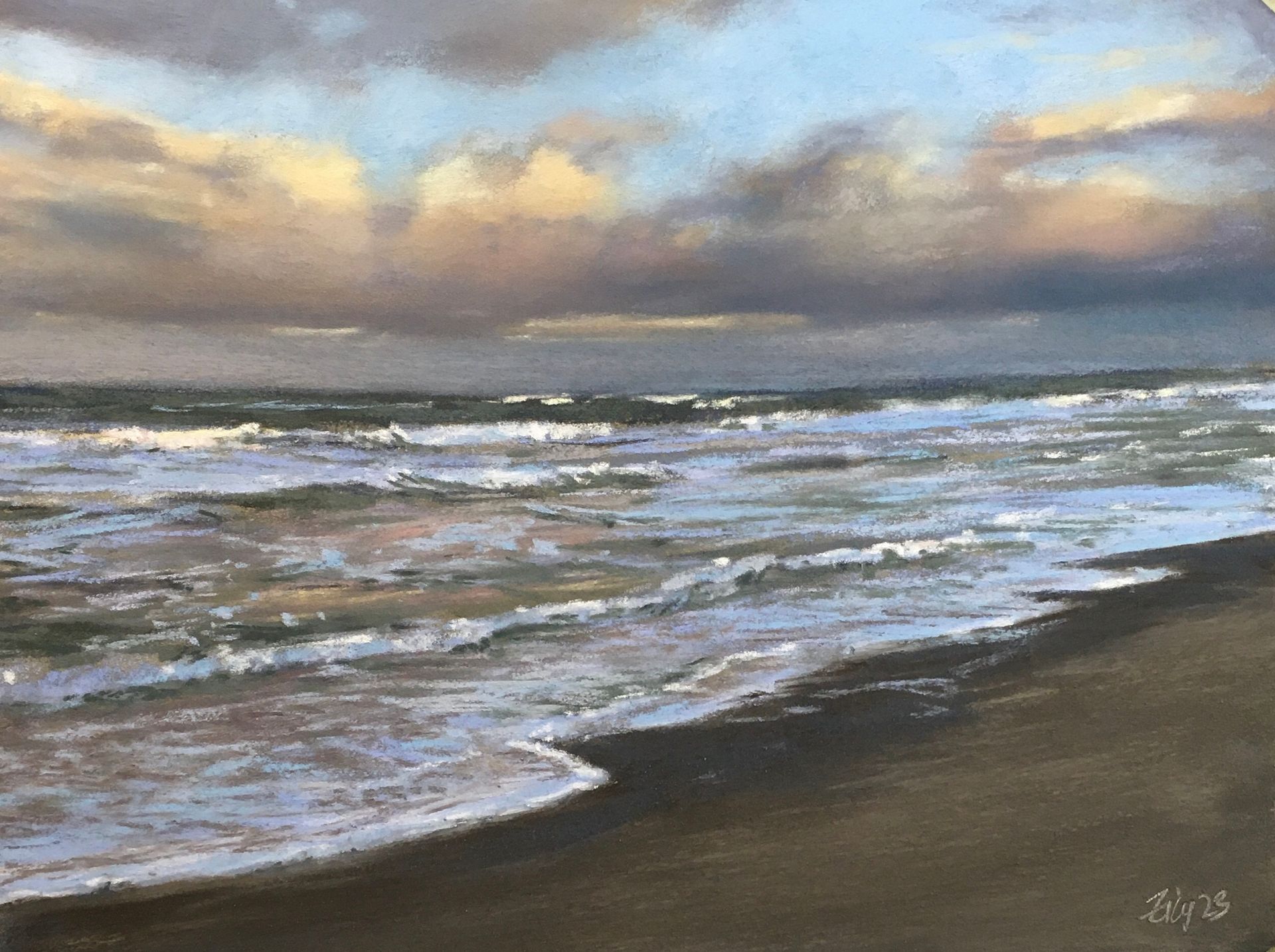 Morgenlicht - Pastell, 30x40cm (2023) Morgenlicht - Pastell, 30x40cm (2023)