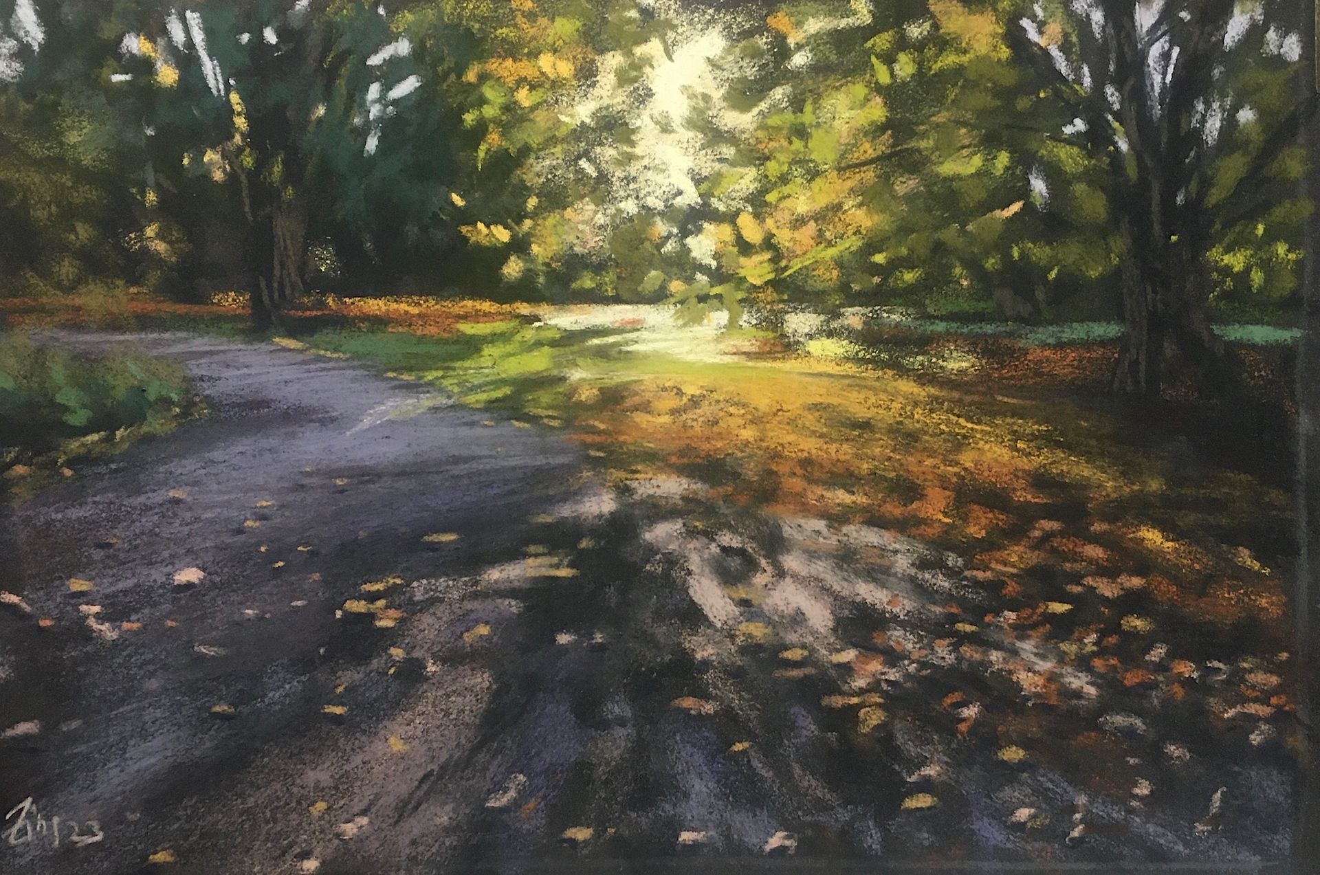 Herbstlicht - Pastell, 20x30cm (2023) Herbstlicht - Pastell, 20x30cm (2023)