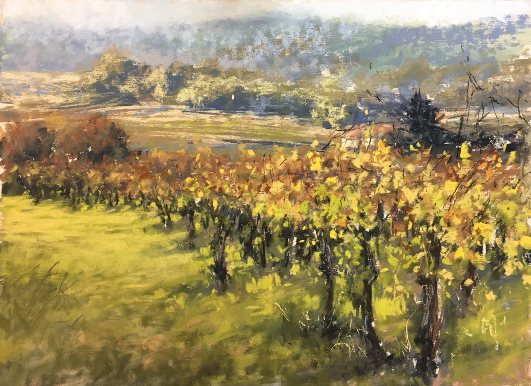 Reben - Pastell, 30x40cm (2019) Reben - Pastell, 30x40cm (2019)