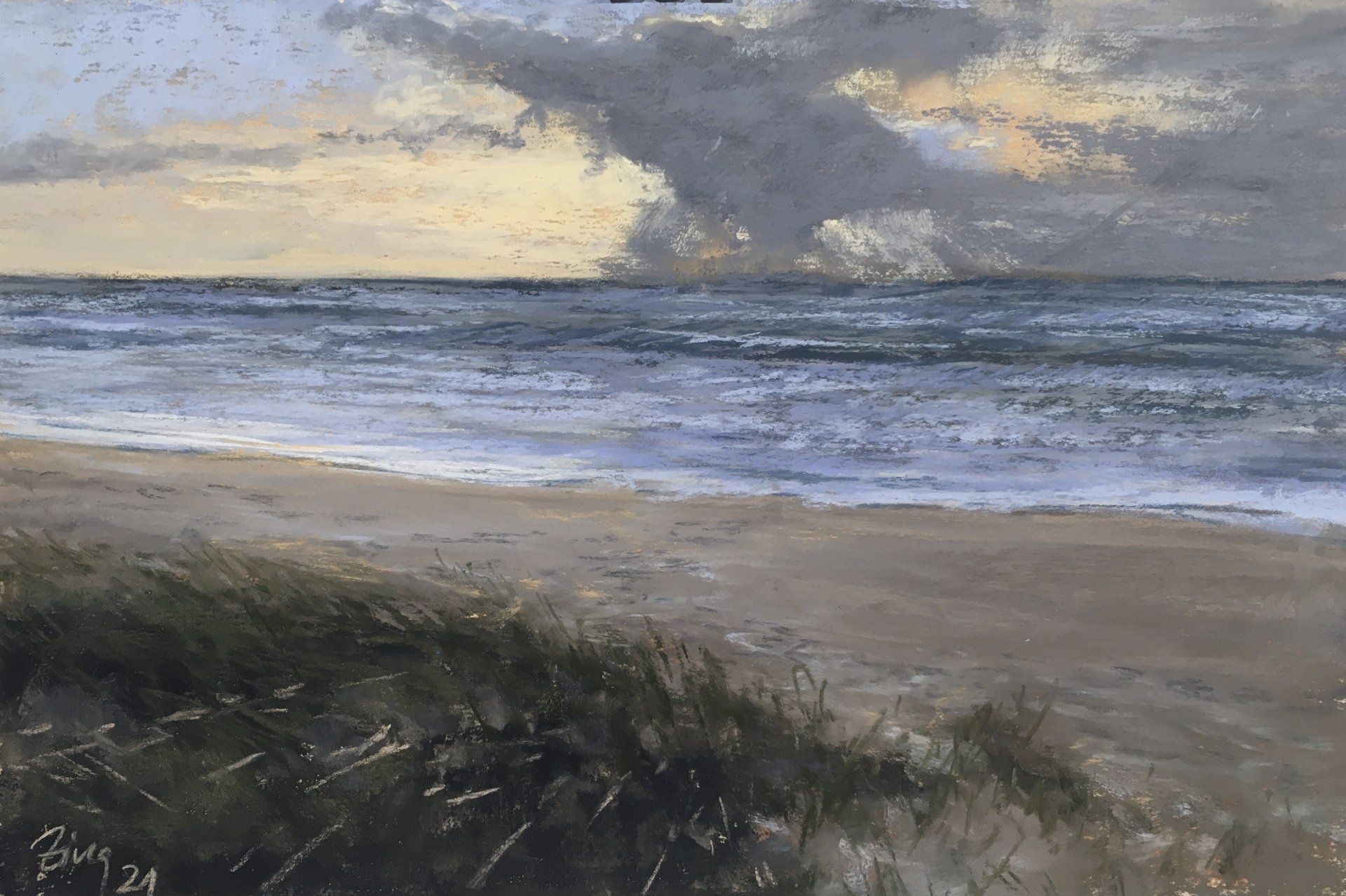 Sturm - Pastell, 20x30cm (2021) Sturm - Pastell, 20x30cm (2021)