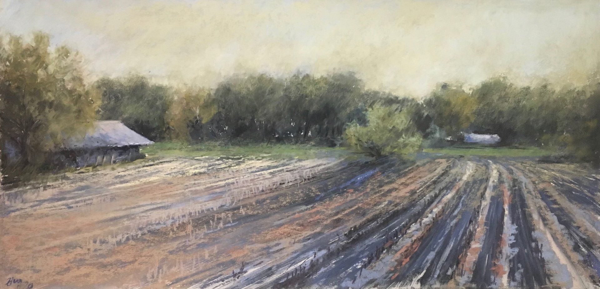 The remains of the day - Pastell, 30x60cm (2020) The remains of the day - Pastell, 30x60cm (2020)