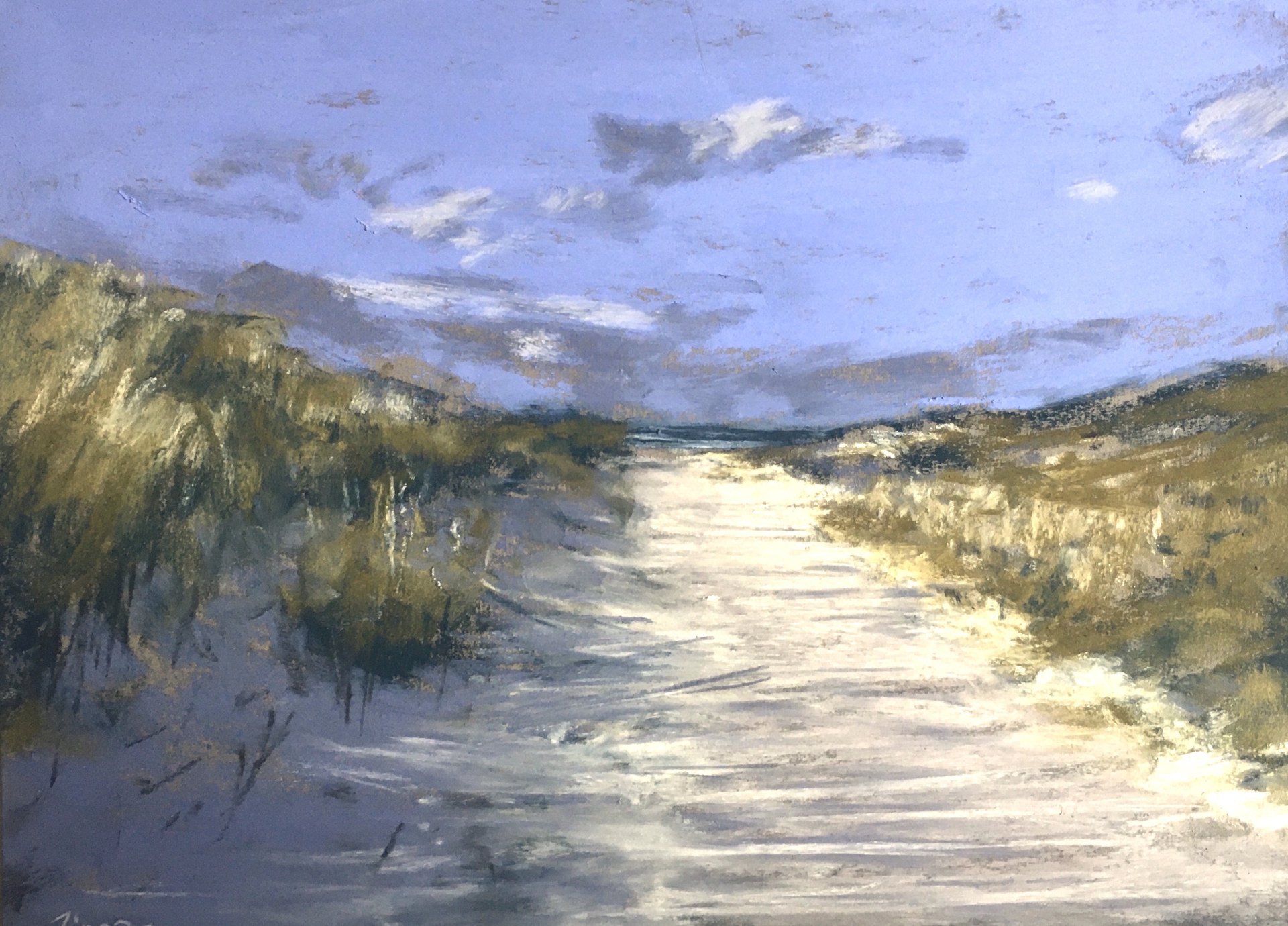 To the beach - Pastell, 22,8x30,5cm (2021) To the beach - Pastell, 22,8x30,5cm (2021)